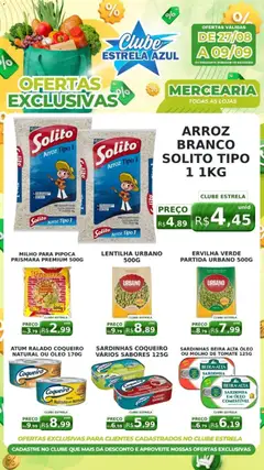 Estrela Azul ofertas Clube Mercearia - Pré-Visualização do folheto da loja Estrela Azul, válido de 27/08/2026