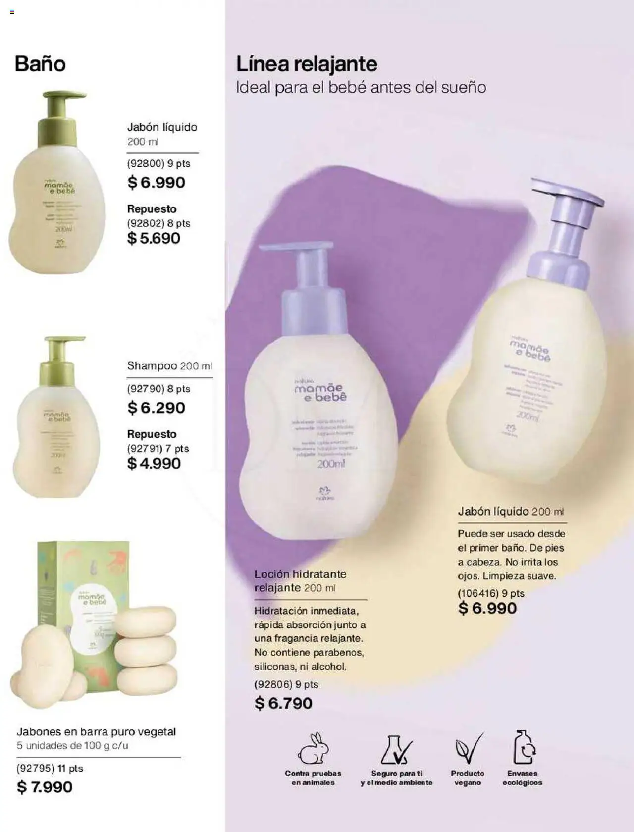 Natura catálogo │ válido desde el 26.06.2025 | Página: 142 | Productos: Baño, Jabón, Shampoo, Jabón líquido