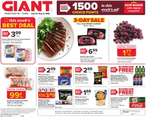 Preview of Giant weekly ads valid from 07/31/2026