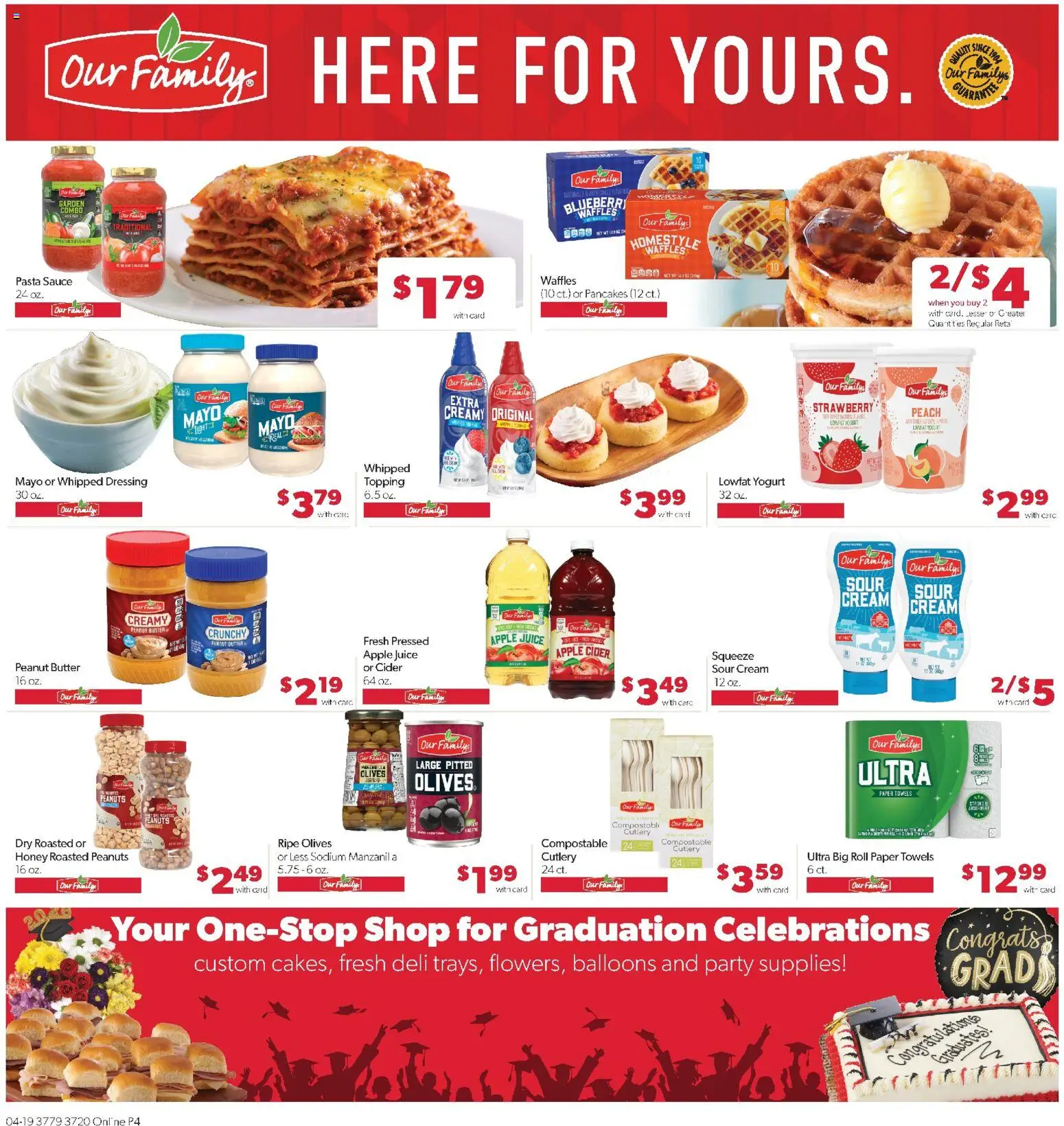 Family Fare Weekly Ad - valid from 19.04.2026 | Page: 8 | Products: Butter, Juice, Cream, Sauce