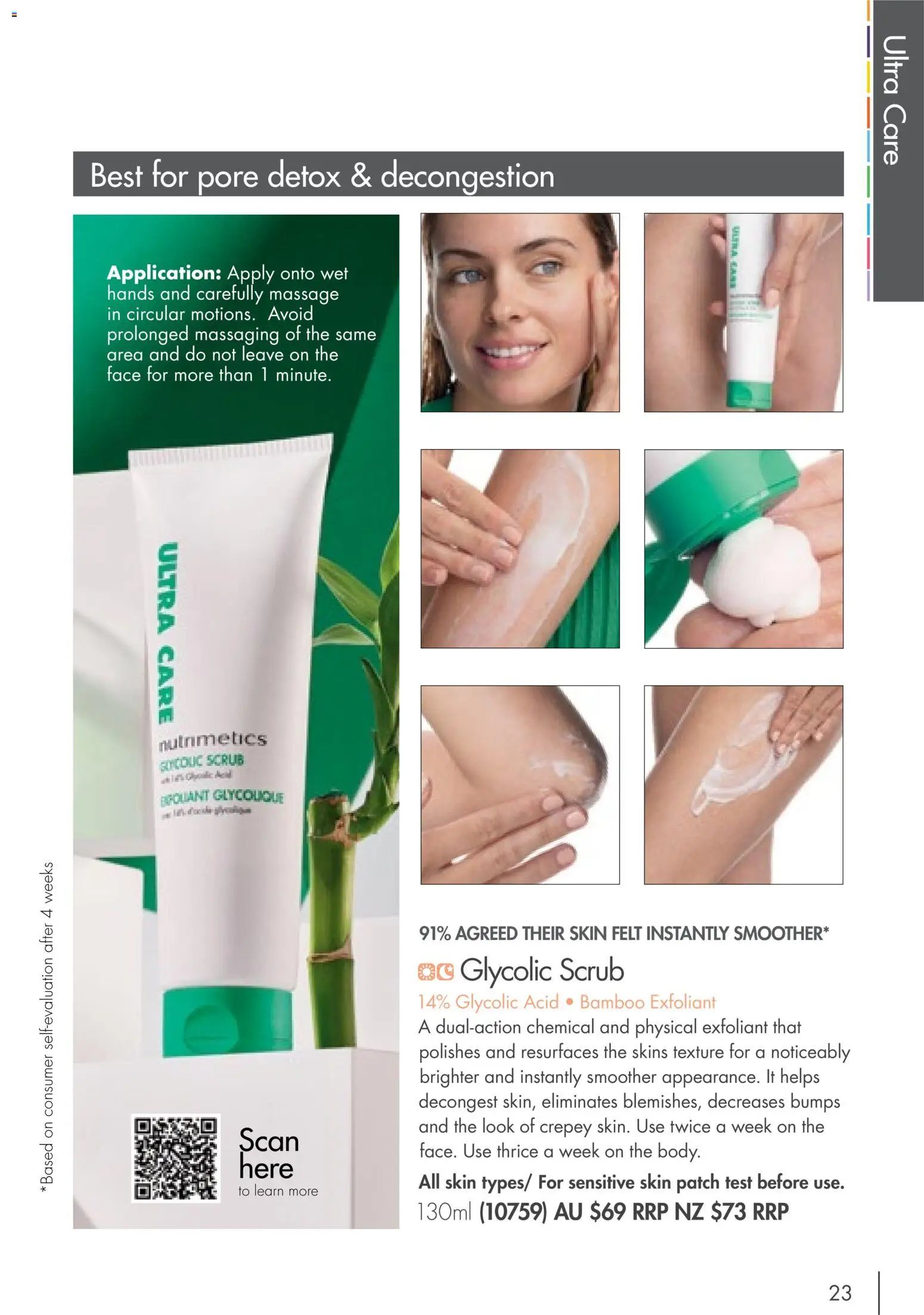 Nutrimetics catalogue - valid from 01/09/2026 | Page: 23 | Products: Scrub, Sensitive skin
