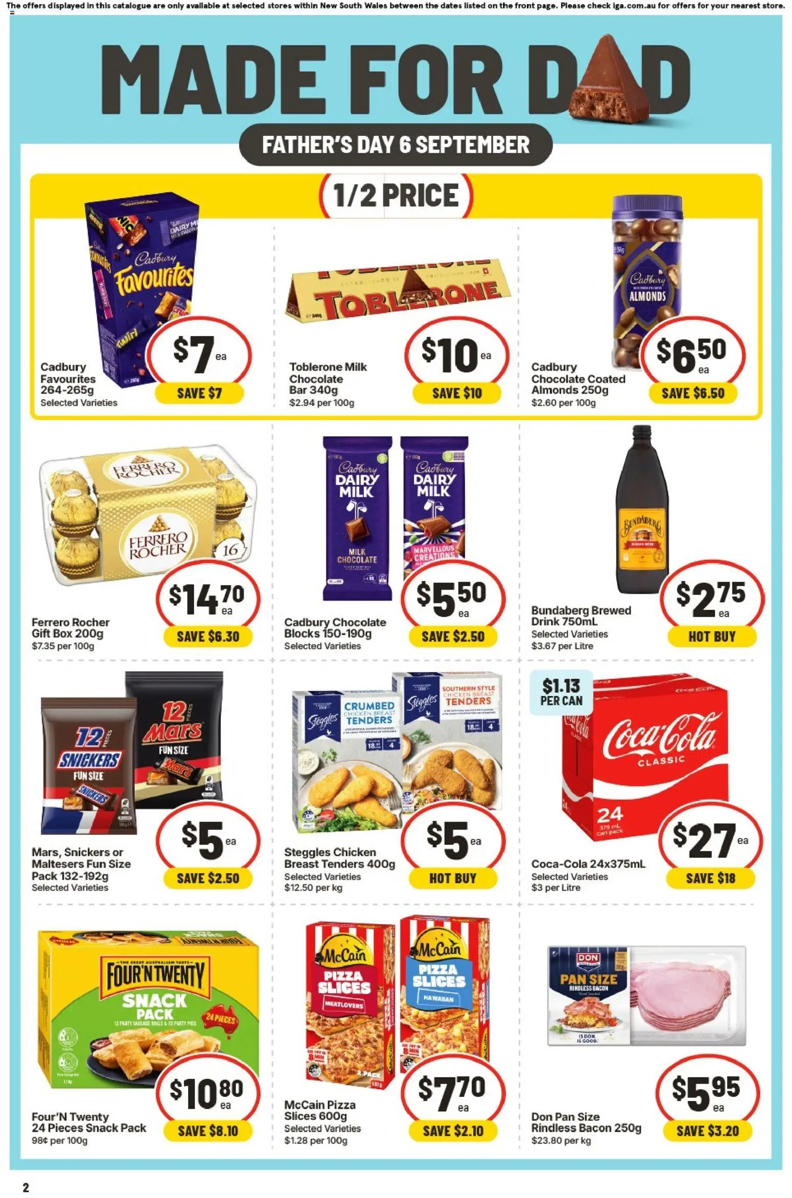 IGA catalogue - valid from 02/09/2026 | Page: 3 | Products: Box, Milk, Chocolate, Chicken