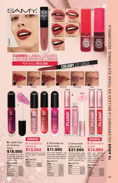 Leonisa catálogo aliados -  Vista previa de la revista de la tienda Leonisa valido desde el 15/07/2026 | Página: 9 | Productos: Brillo, Delineador, Amaretto, Vino