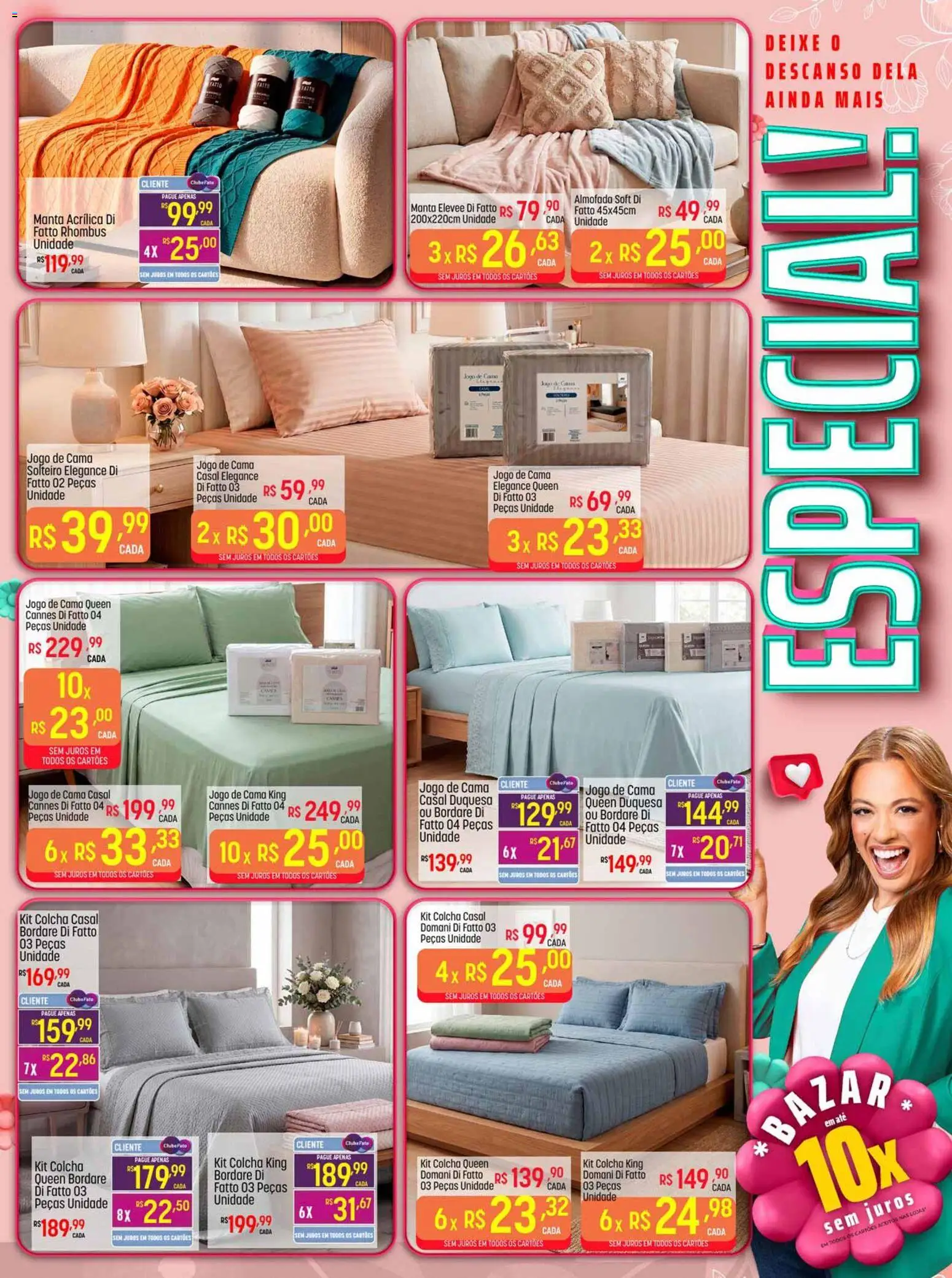 Super Muffato Folheto - válido de 01.05.2026 | Página: 4 | Produtos: Jogo de cama, Colcha, Cama, Almofada