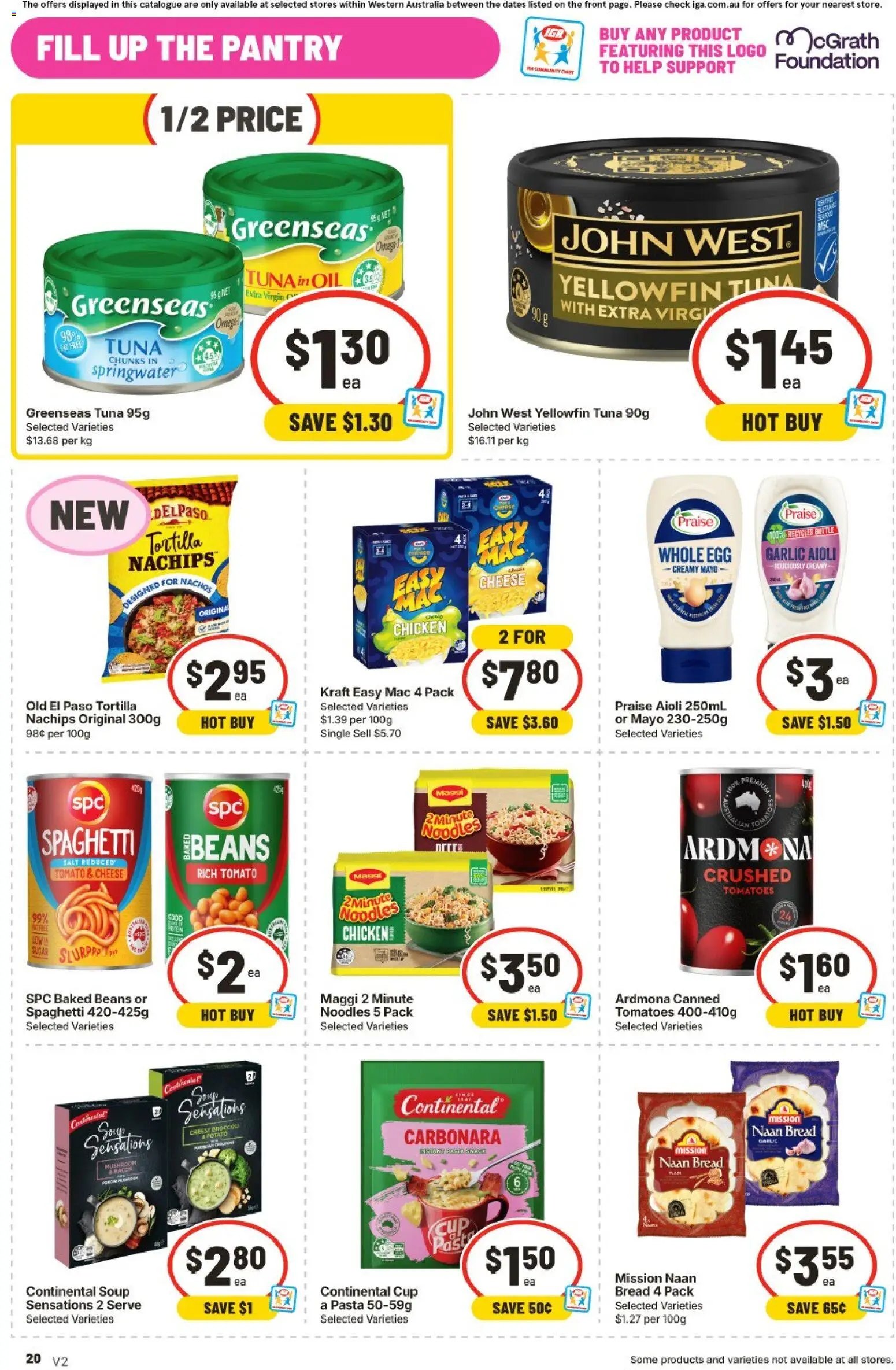 IGA catalogue - valid from 16/09/2026 | Page: 21 | Products: Oil, Bread, Noodles, Spaghetti