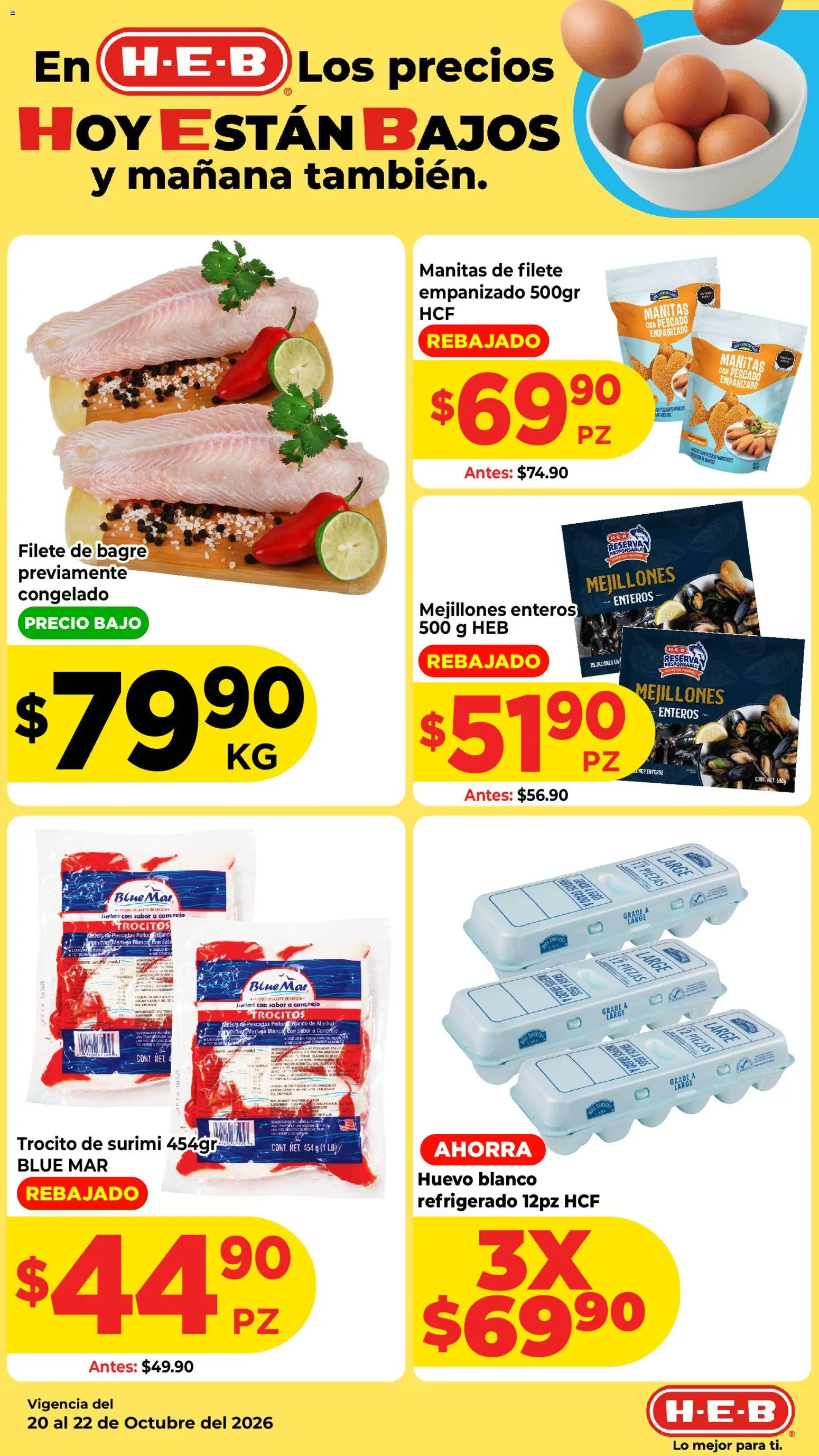 Nuevas ofertas de H-E-B válidas en toda la República Mexicana desde el 20/10/2026. ¡Encuentra las mejores ofertas en H-E-B folleto! | Página: 2