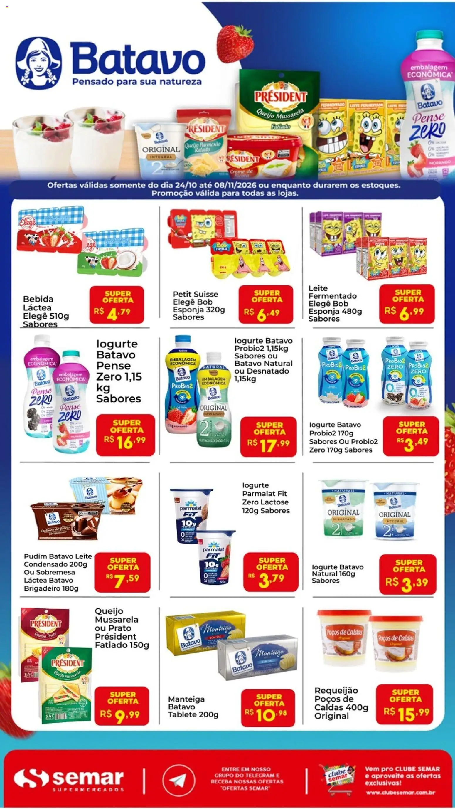 Semar Supermercado Folheto - válido de 24/10/2026 | Página: 1