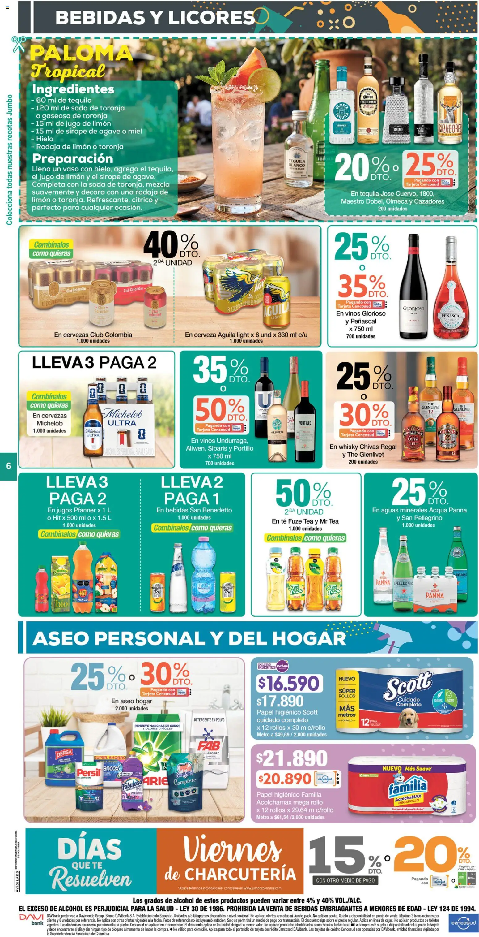 Jumbo revista - valida desde el 31/07/2026 | Página: 6 | Productos: Mango, Papel higiénico, Corta uñas, Cerveza
