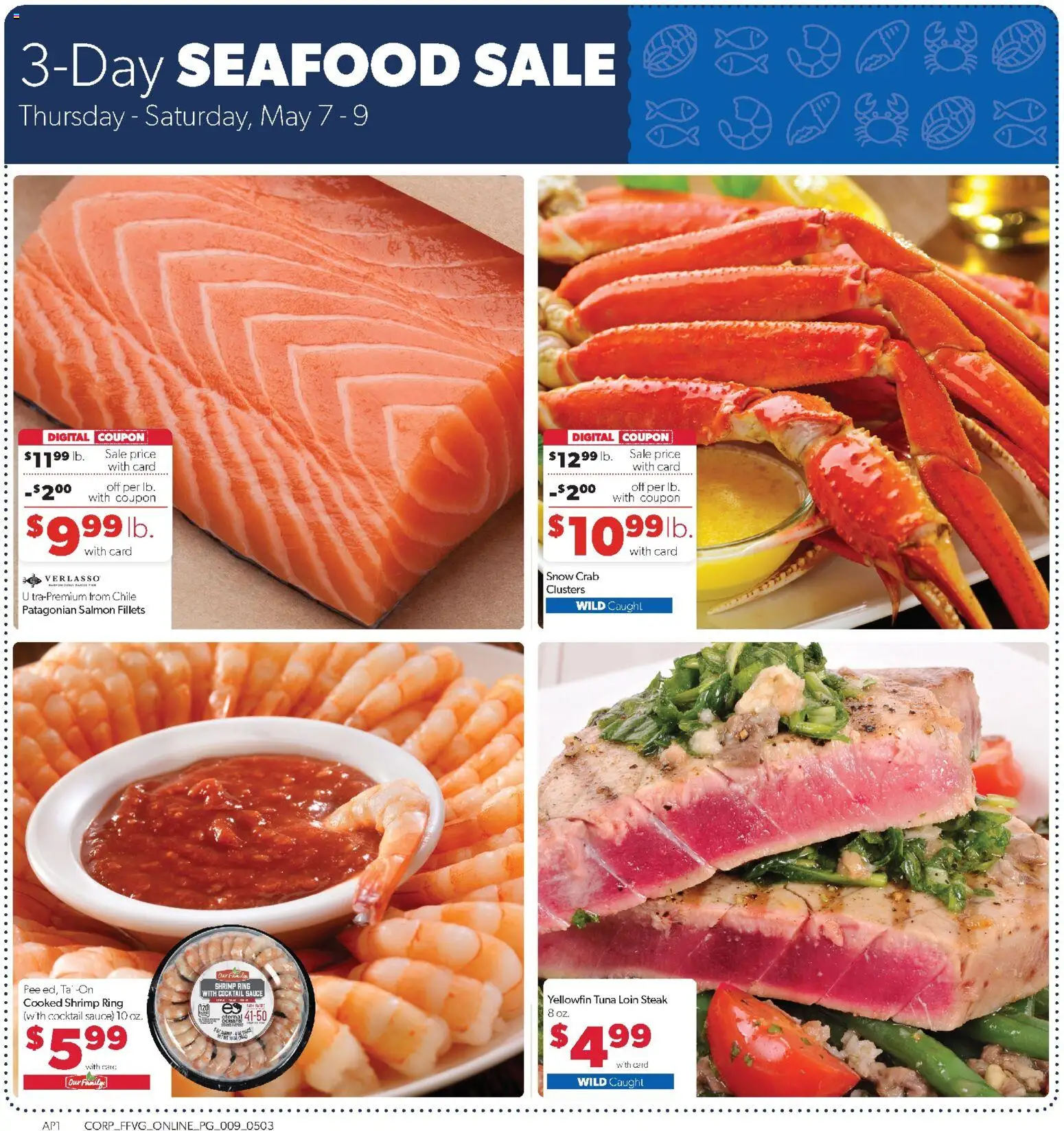 Family Fare Weekly Ad - valid from 03.05.2026 | Page: 8 | Products: Ring, Sauce, Seafood