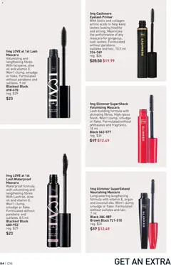 Preview of Avon Brochure Campaign from shop Avon valid from Jul 30, 2026 | Page: 84 | Products: Mascara, Oil