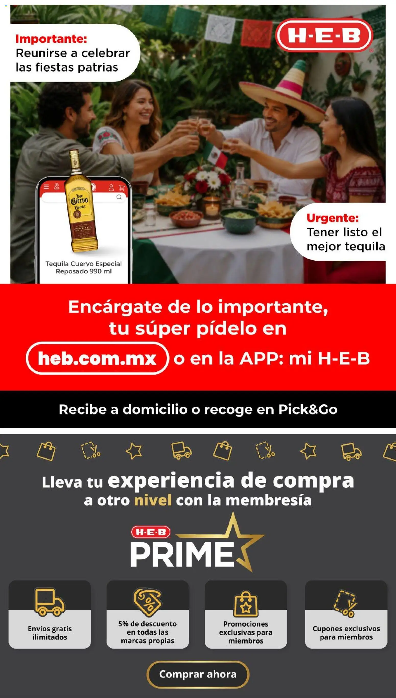 Nuevas ofertas de H-E-B válidas en toda la República Mexicana desde el 04/09/2026. ¡Encuentra las mejores ofertas en H-E-B folleto! | Página: 2 | Productos: Tequila, Agave