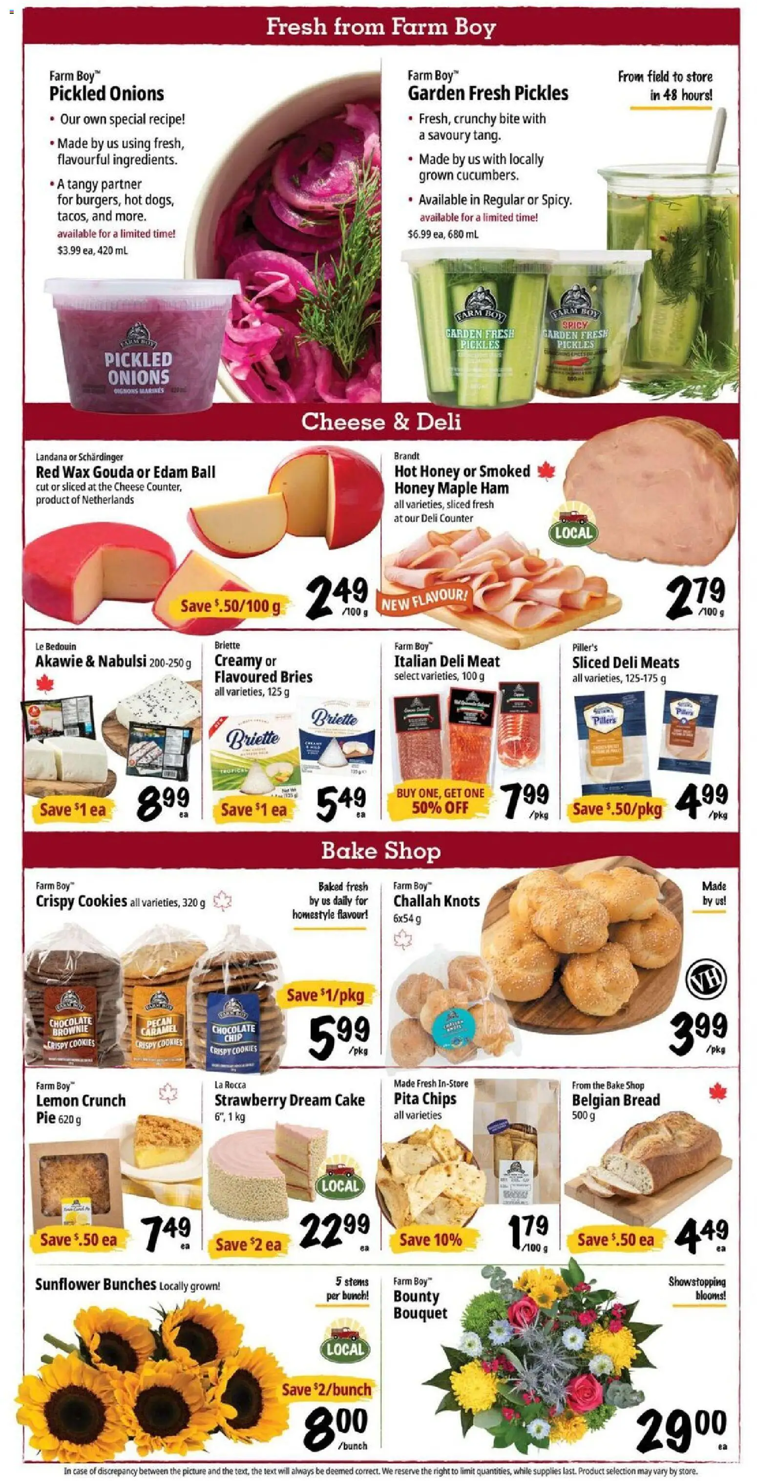 Farm Boy flyer valid from Jul 9, 2026 | Page: 3 | Products: Chips, Case, Bread, Chocolate