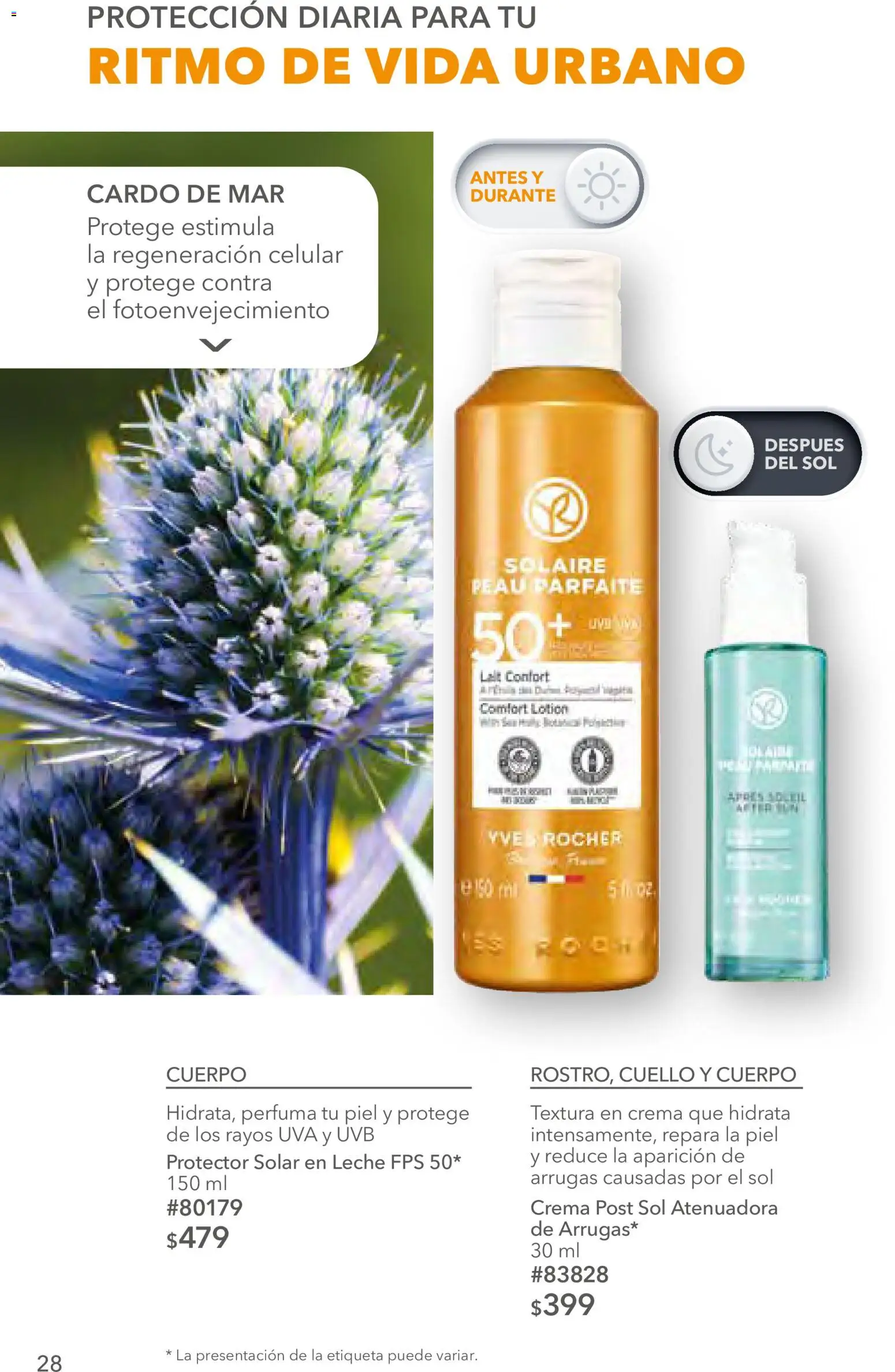 Nuevas ofertas de Yves Rocher válidas en toda la República Mexicana desde el 12.05.2026. ¡Encuentra las mejores ofertas en Yves Rocher campaña 7 2026! | Página: 28 | Productos: Crema, Leche, Uva, Protector solar
