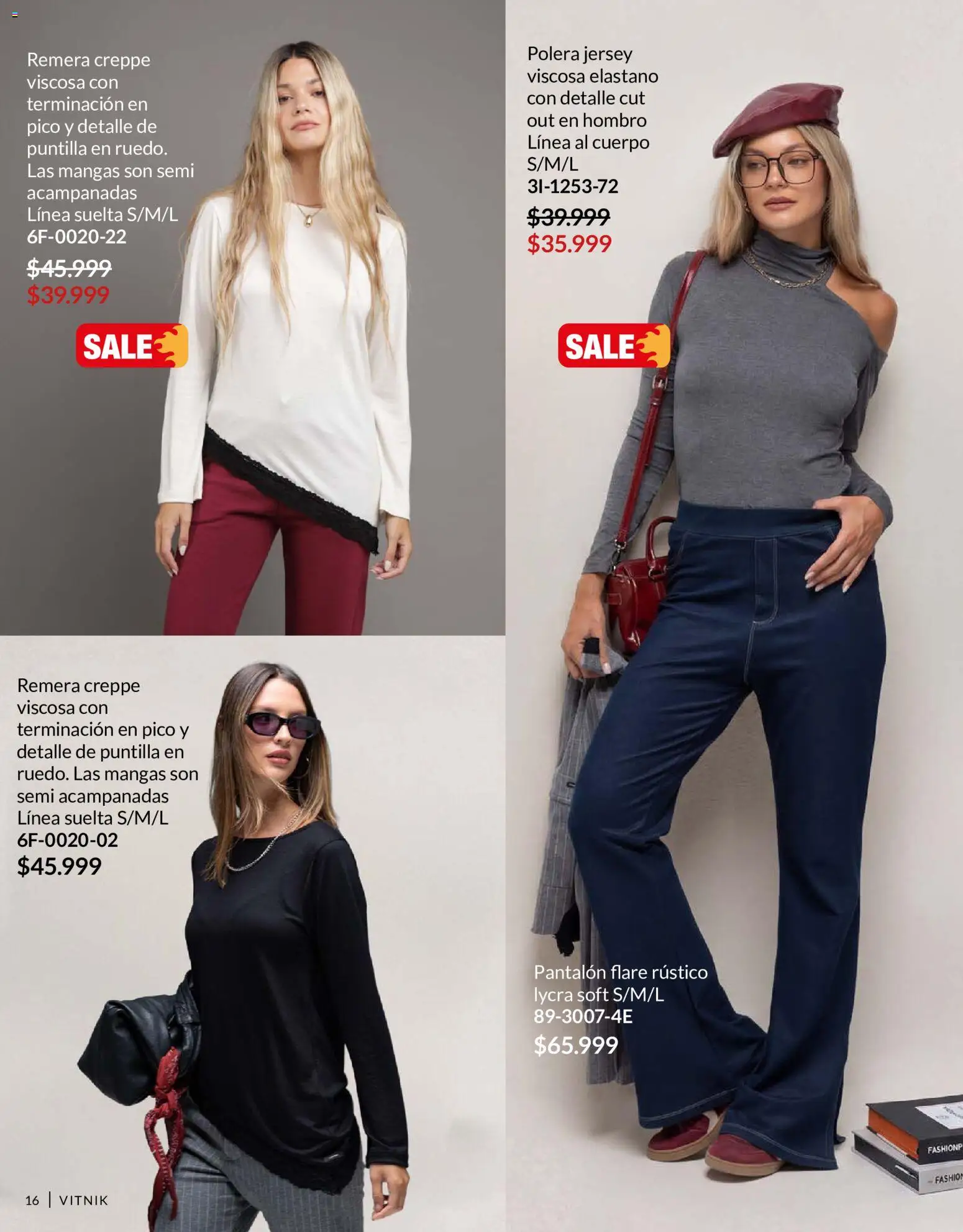 Vitnik - Mujer │ válido desde el 01.06.2026 | Página: 16 | Productos: Pico, Remera, Polera