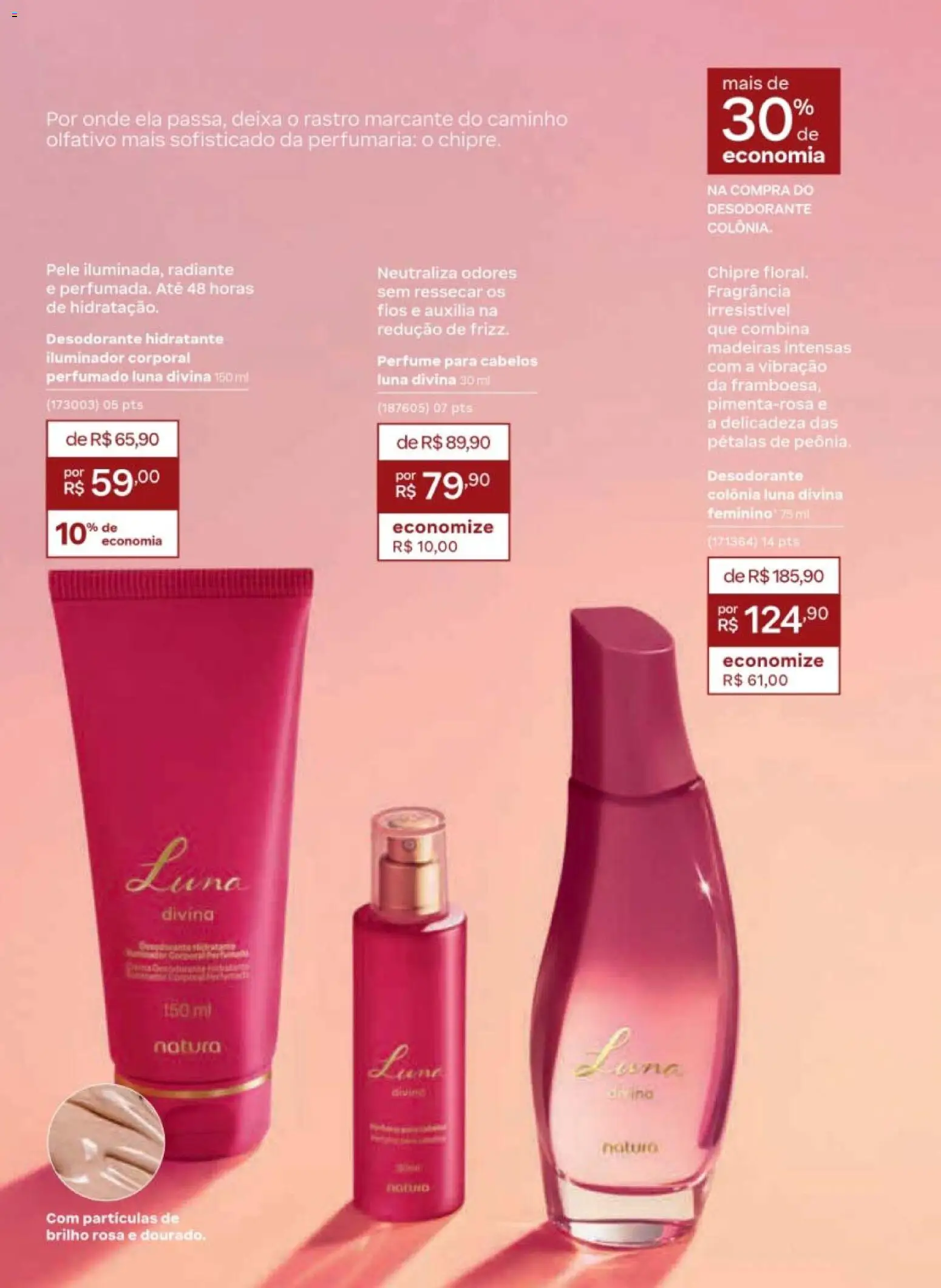 Natura Folheto - válido de 19/07/2026 | Página: 13 | Produtos: Perfume, Fragrância, Madeiras, Desodorante