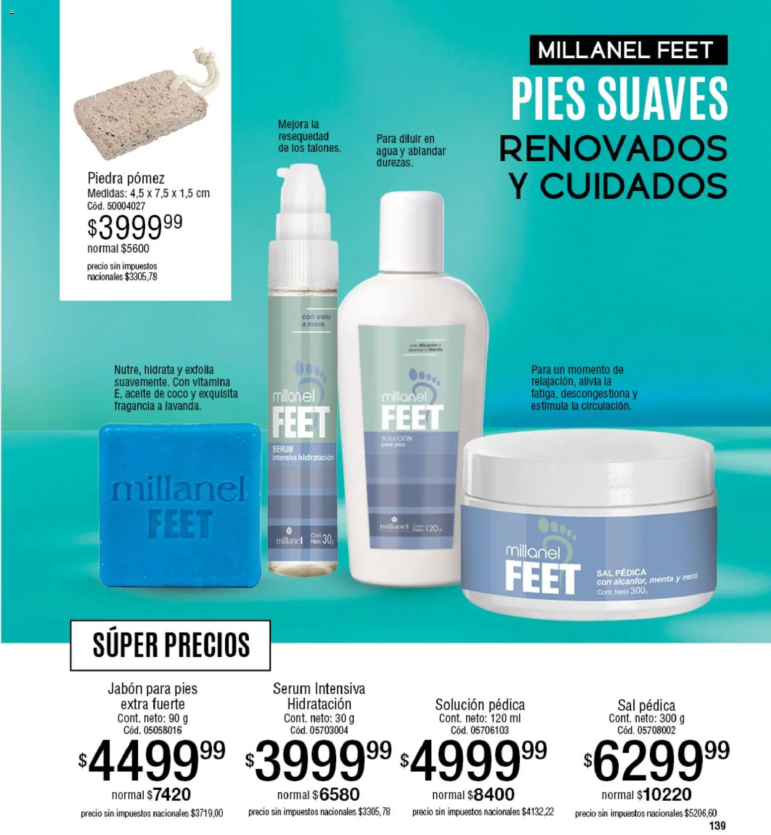 Millanel - Catálogo │ válido desde el 30/03/2026 | Página: 139 | Productos: Coco, Serum, Sal, Jabón