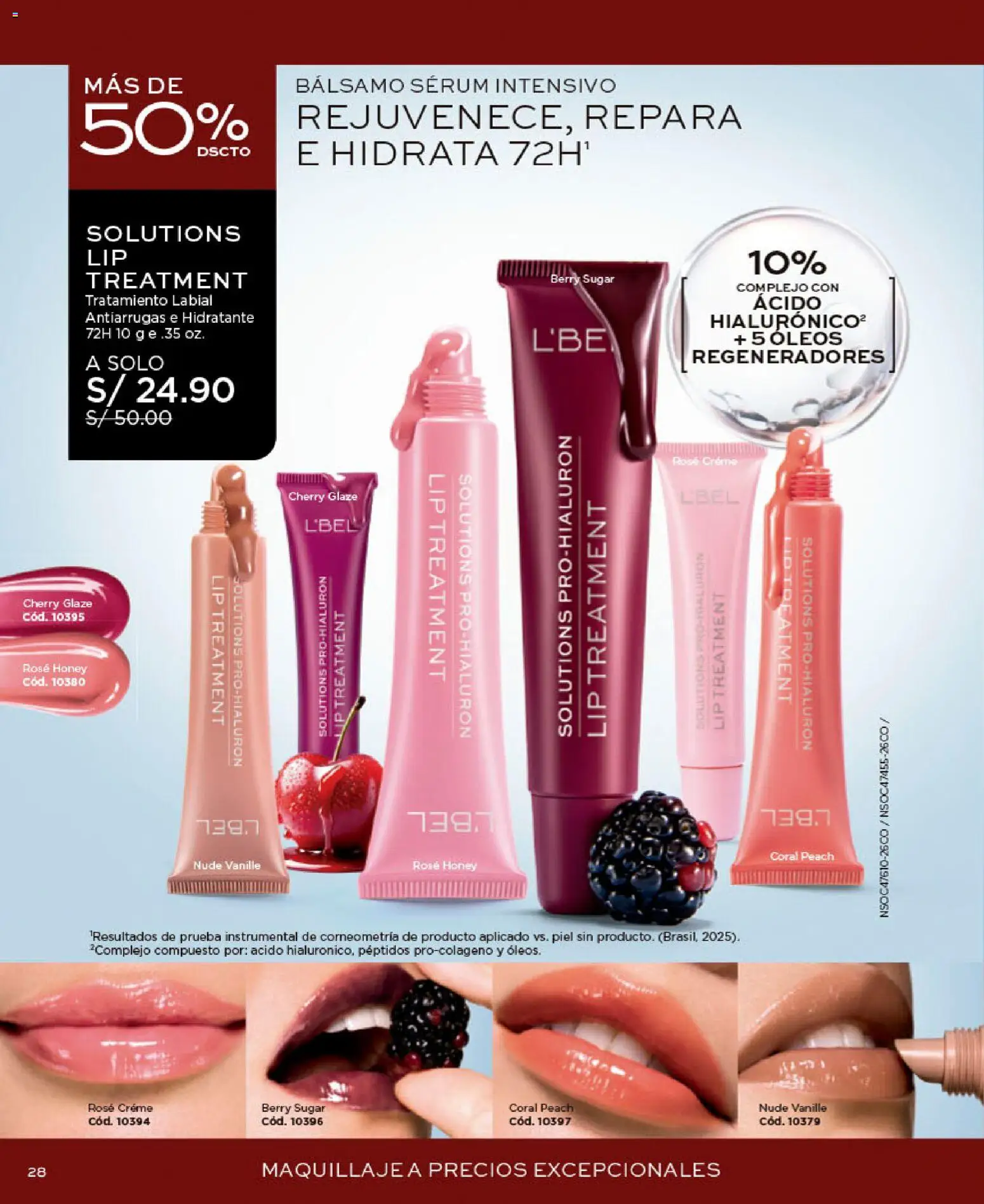 Catálogo L'Bel válido desde 09/09/2026 | Página: 28 | Productos: Maquillaje