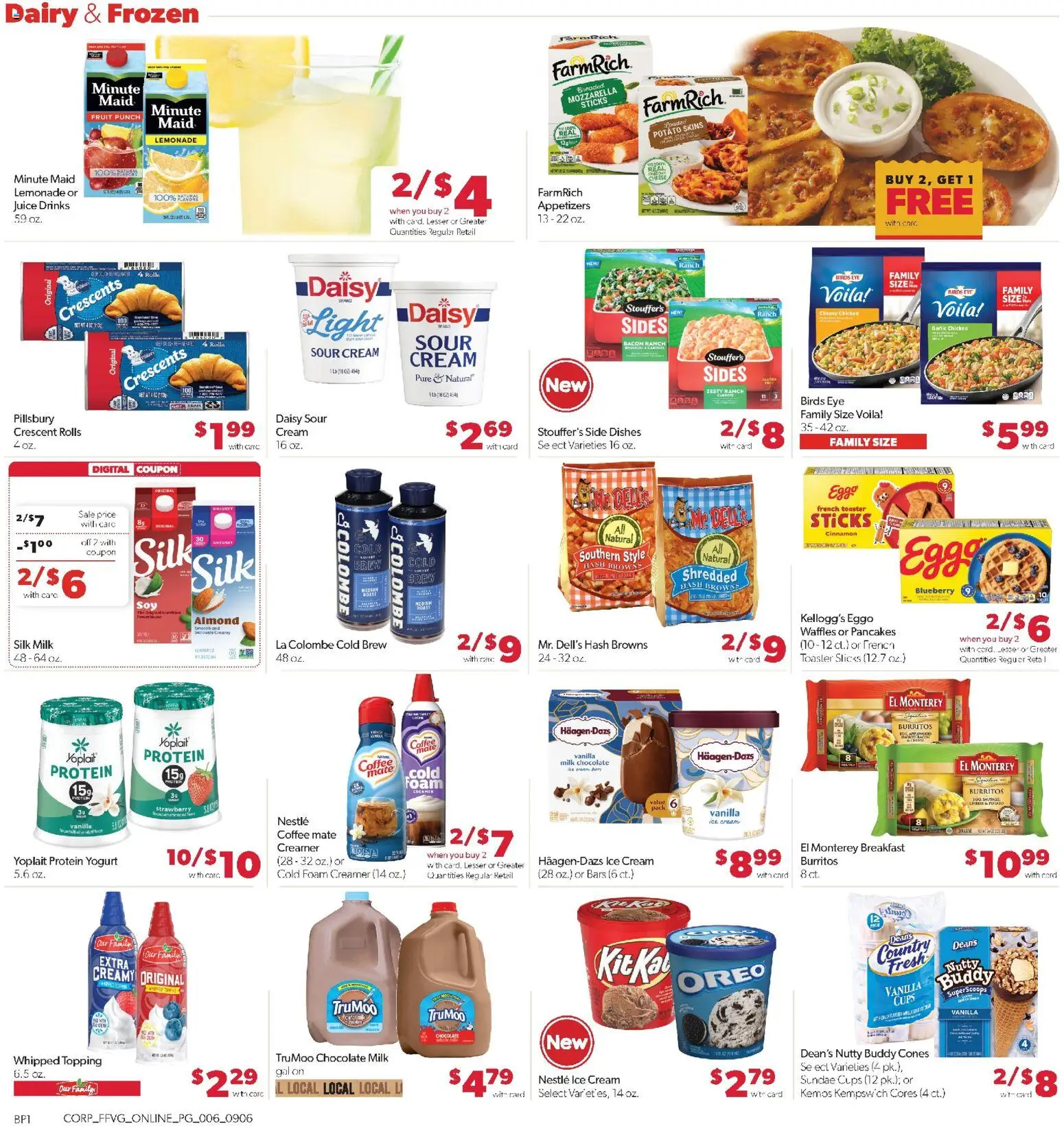 Family Fare Weekly Ad - valid from 09/06/2026 | Page: 10 | Products: Cheese, Chocolate, Ice cream, Fruit