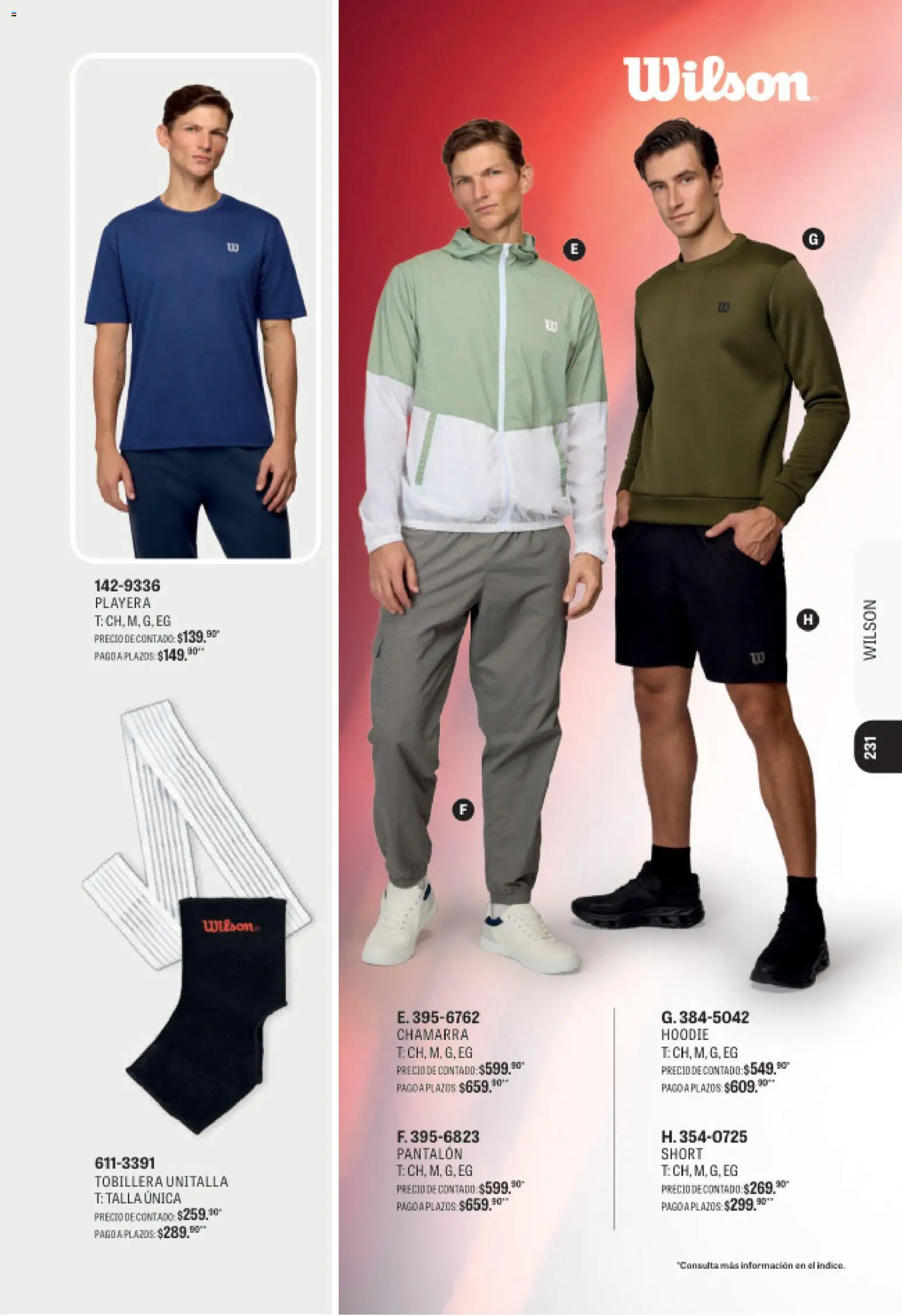 Nuevas ofertas de Andrea válidas en toda la República Mexicana desde el 09/08/2026. ¡Encuentra las mejores ofertas en Andrea catálogo Deportivo Completo! | Página: 231 | Productos: Chamarra, Playera, Short, Tobillera