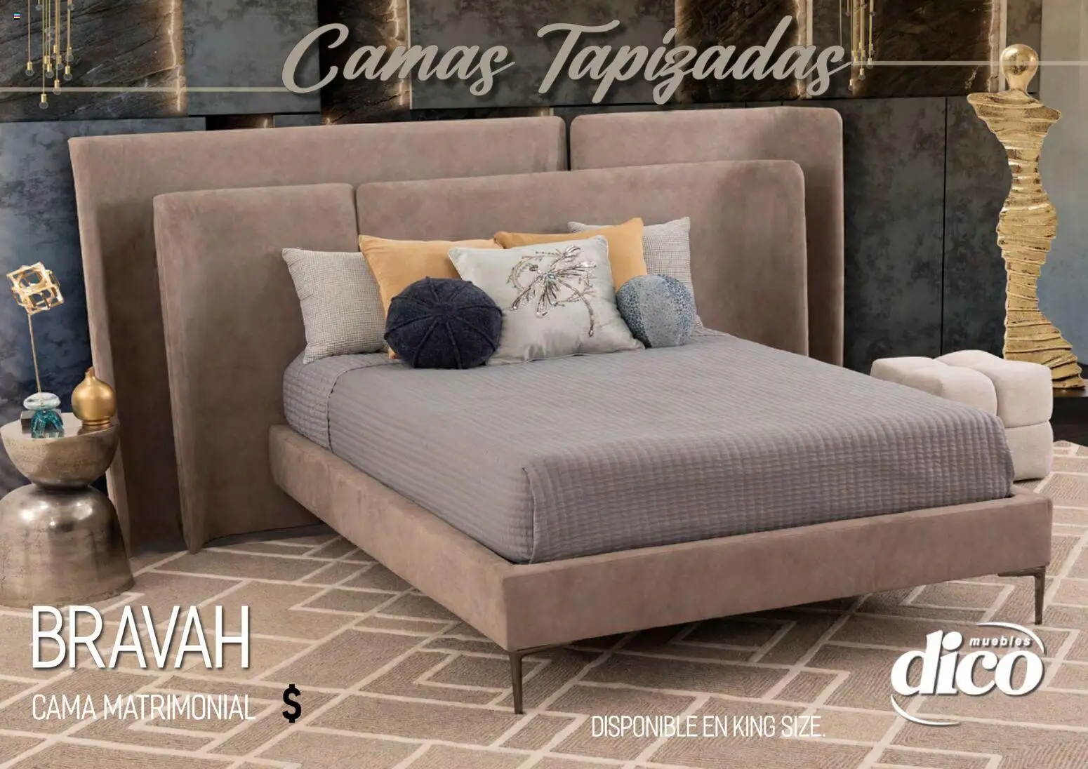 Nuevas ofertas de Muebles Dico válidas en toda la República Mexicana desde el 01.04.2026. ¡Encuentra las mejores ofertas en Muebles Dico catálogo Camas tapizadas ! | Página: 5 | Productos: Cama
