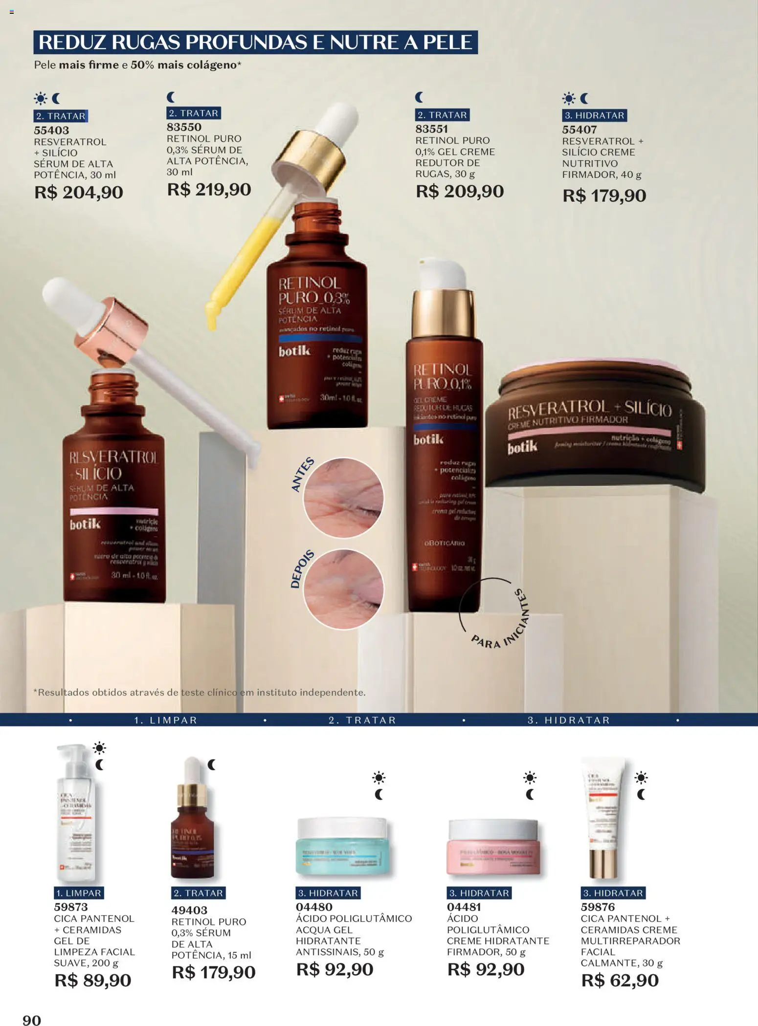 O Boticário Folheto - válido de 20/07/2026 | Página: 92 | Produtos: Sérum, Gel de limpeza, Creme