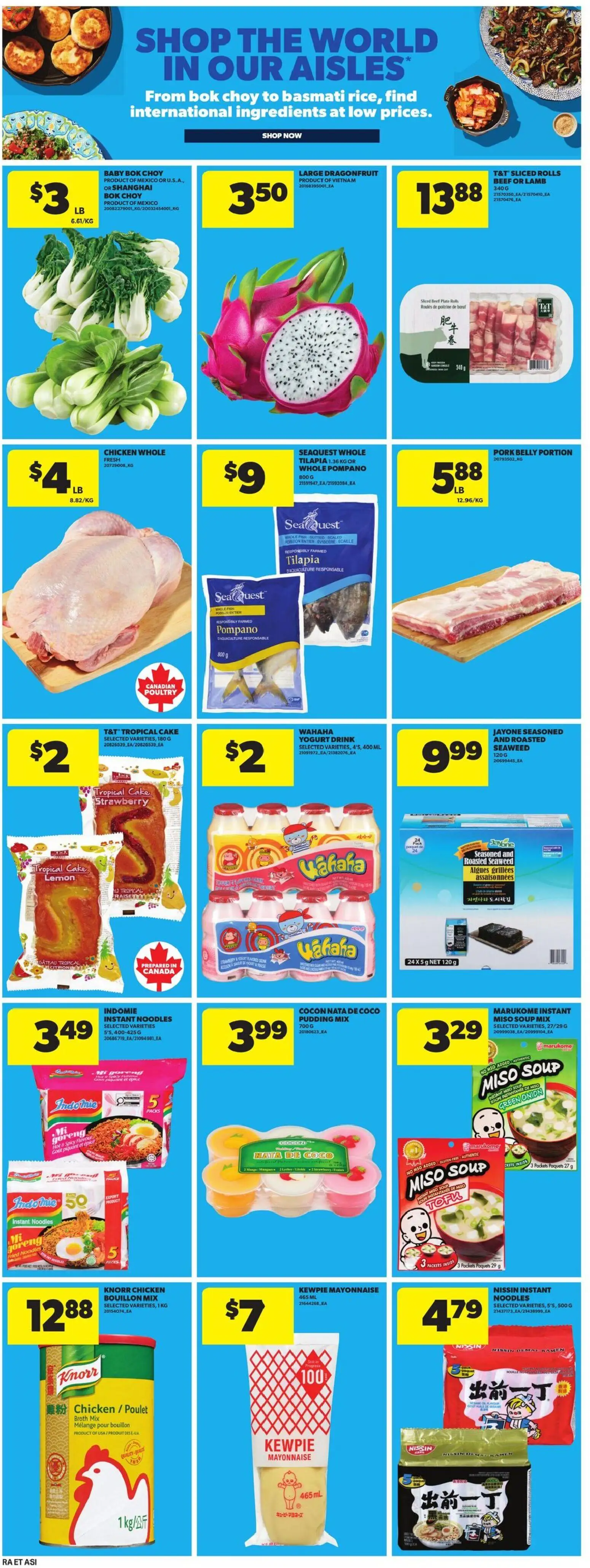 Atlantic Superstore flyer valid from 07.05.2026 | Page: 23 | Products: Fish, Noodles, Yogurt, Chicken