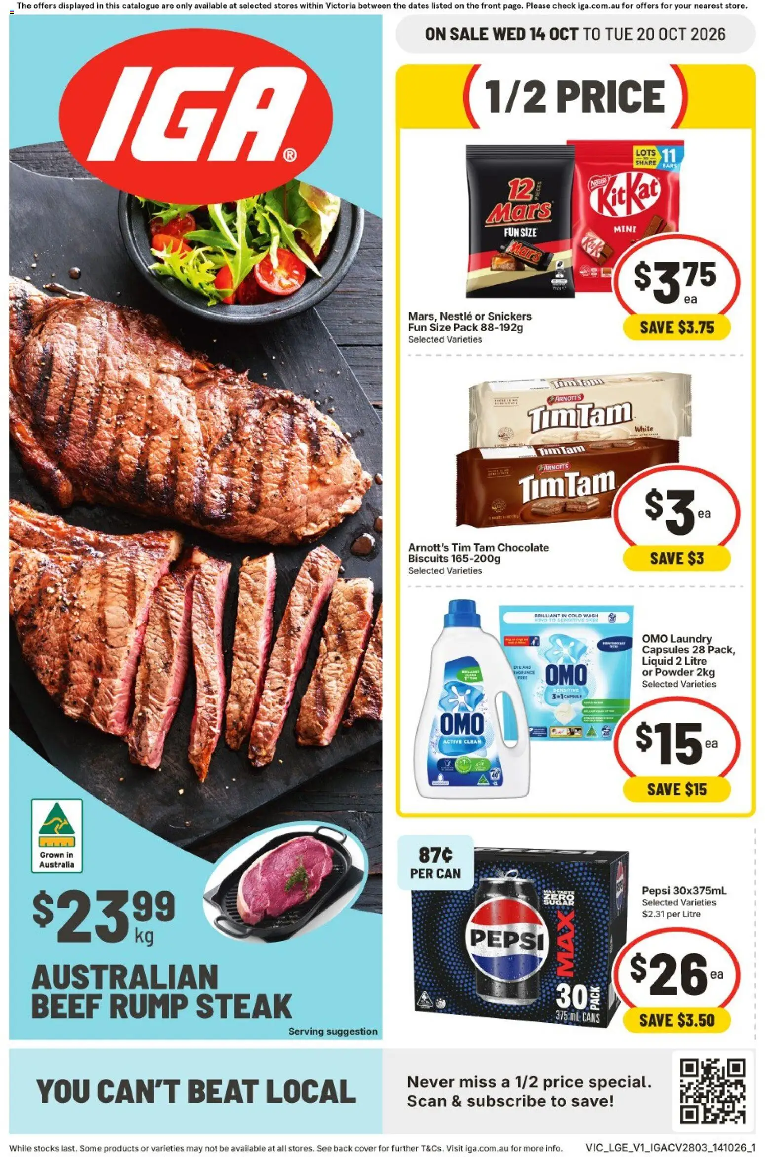 IGA catalogue - valid from 14/10/2026 | Page: 1