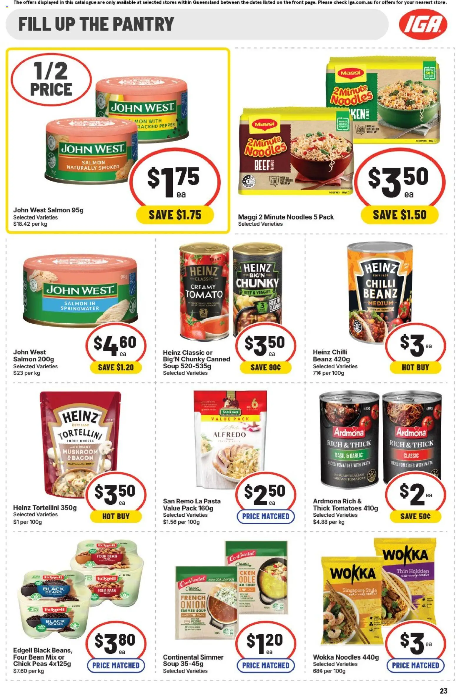 IGA catalogue - valid from 20.05.2026 | Page: 20 | Products: Bacon, Beef, Pasta, Chilli