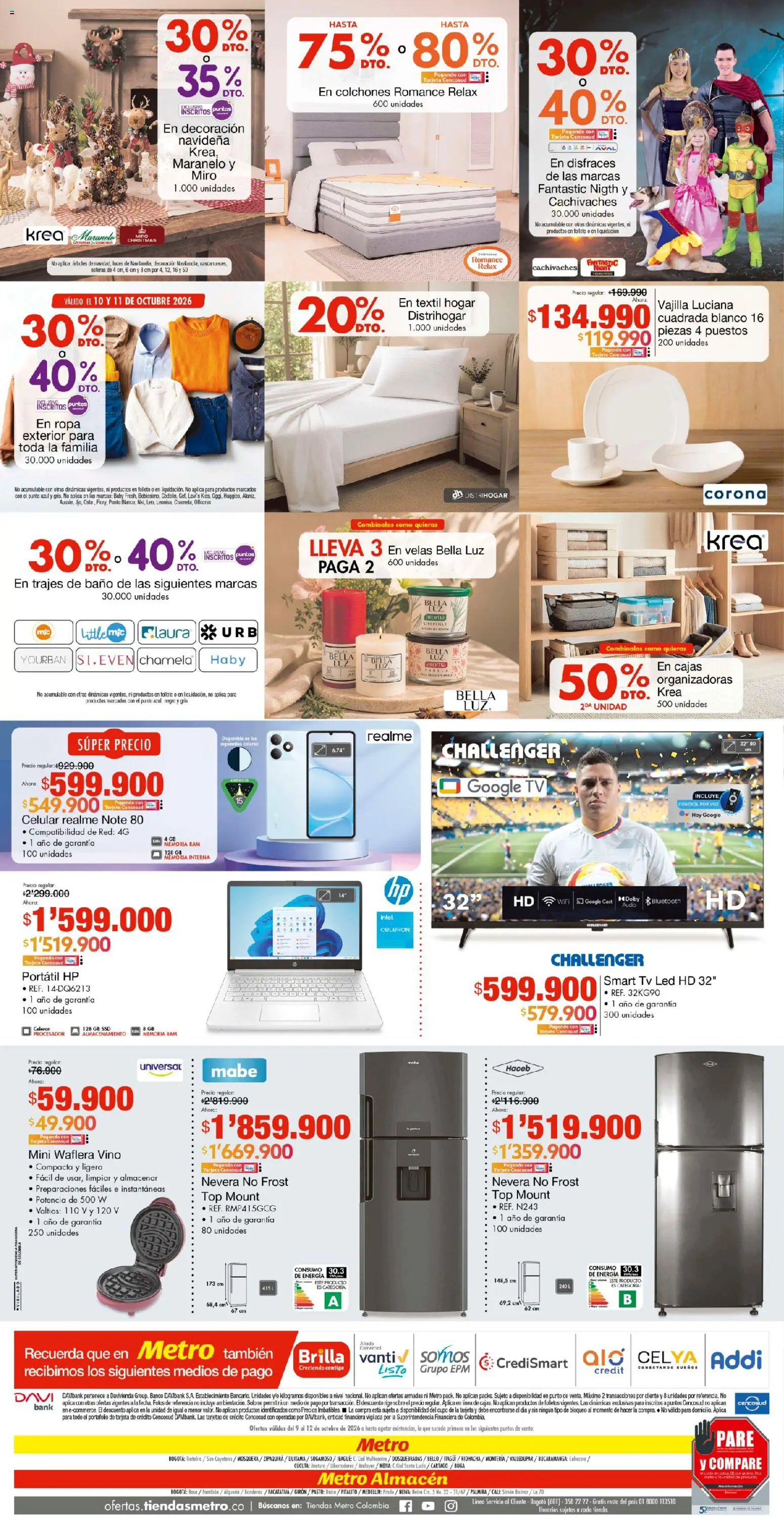 Metro revista - valida desde el 09/10/2026 | Página: 8
