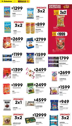 Vista previa Diarco - Ofertas válido desde el 14/09/2026 | Página: 9 | Productos: Mani, Torta, Chocolate, Golosinas