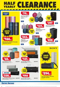 Preview of Harvey Norman Electrical Clearance - valid from 18/06/2026 | Page: 10 | Products: Accessories, Portable