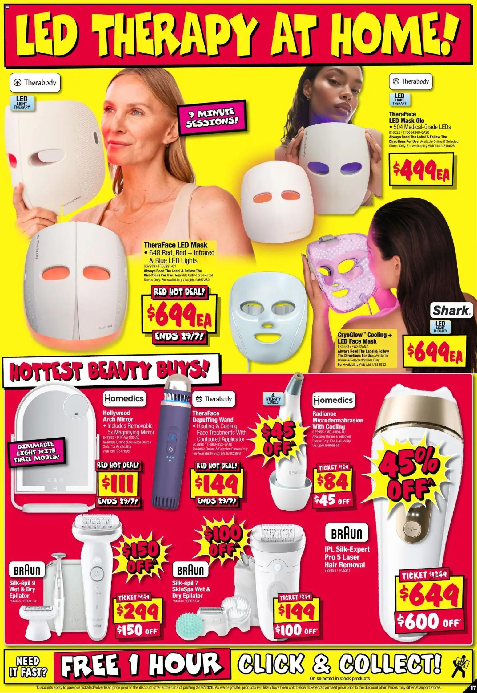 JB Hi-Fi catalogue - valid from 16/07/2026 | Page: 17 | Products: Mirror, Mask, Face mask, Epilator