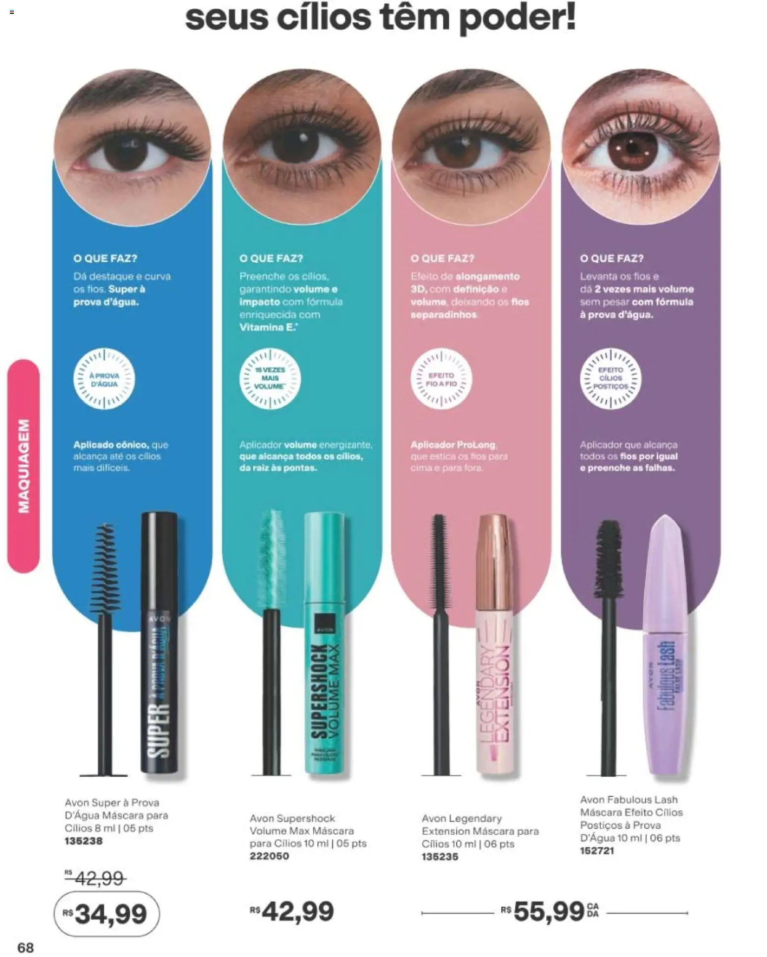 Avon Folheto - válido de 22/06/2026 | Página: 68 | Produtos: Maquiagem