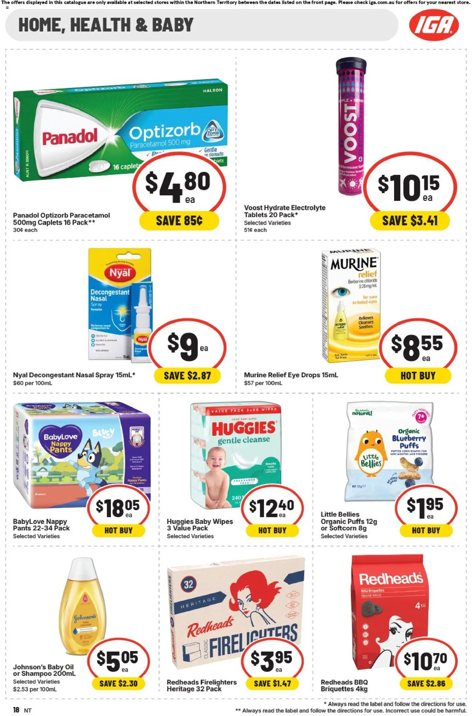 IGA catalogue - valid from 02/09/2026 | Page: 15 | Products: Eye drops, Oil, Nasal spray, Tablets