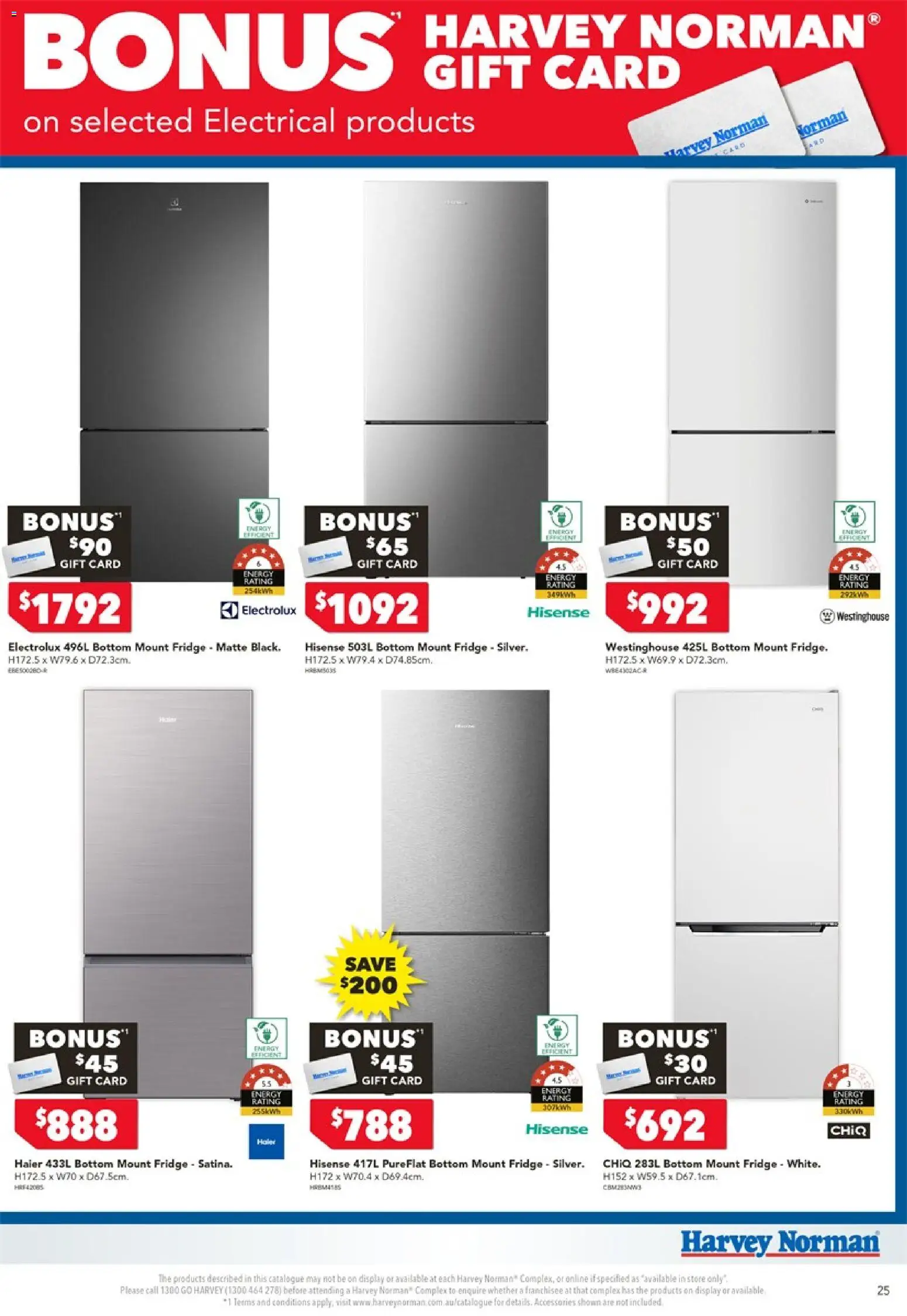 Harvey Norman catalogue - valid from 18.05.2026 | Page: 25 | Products: Accessories, Fridge