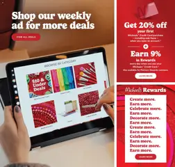 Preview of Michaels weekly ads valid from 09/13/2026 | Page: 11 | Products: Canvas