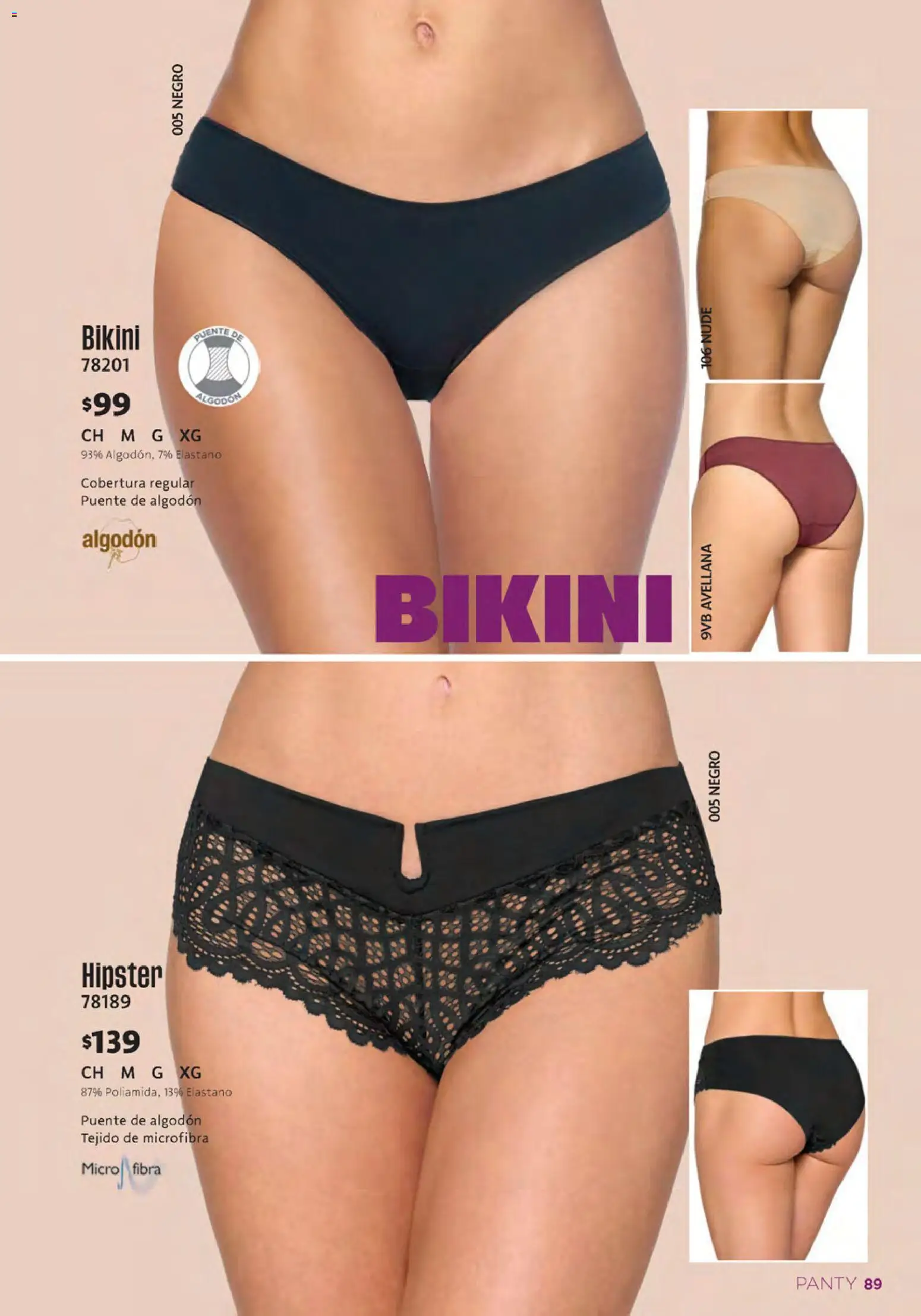 Nuevas ofertas de Ilusión válidas en toda la República Mexicana desde el 01/09/2026. ¡Encuentra las mejores ofertas en Ilusión catálogo Otoño! | Página: 91 | Productos: Algodón, Bikini