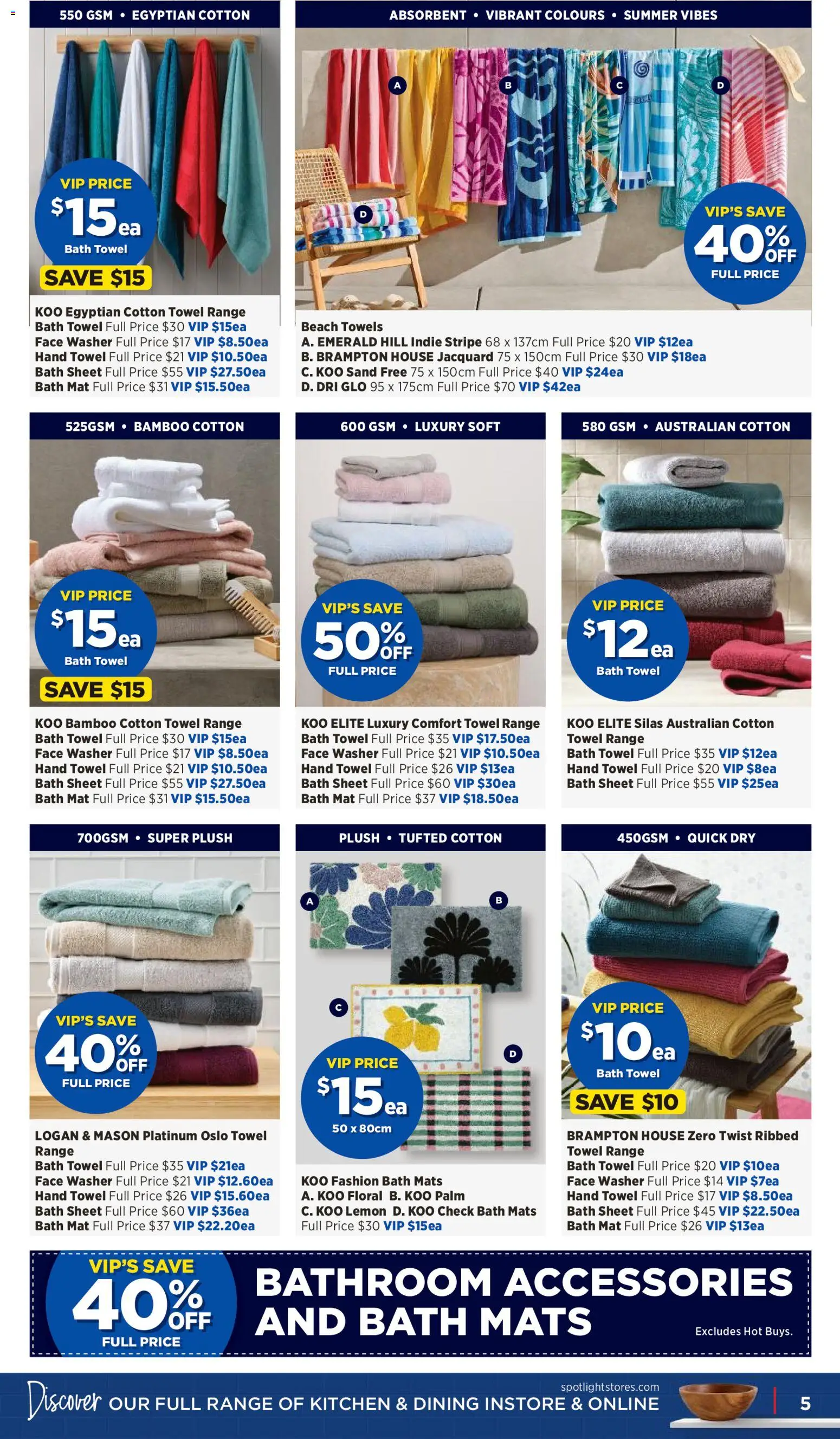 Spotlight catalogue - valid from 23/09/2026 | Page: 5 | Products: Bath, Emerald, Lemon, Washer
