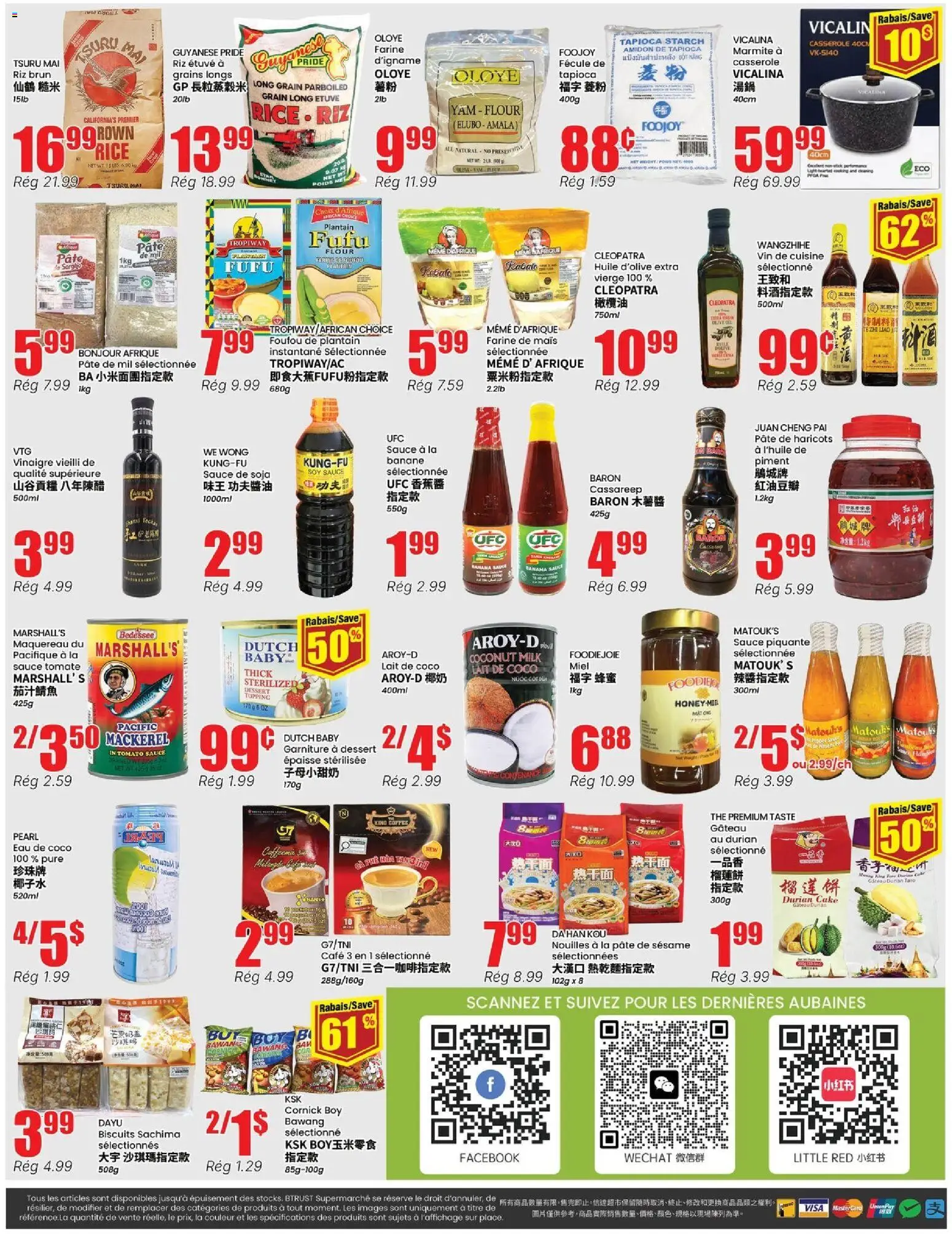 Btrust Supermarket flyer valid from Sep 3, 2026 | Page: 4 | Products: Mackerel, Soy sauce, Dessert, Sesame