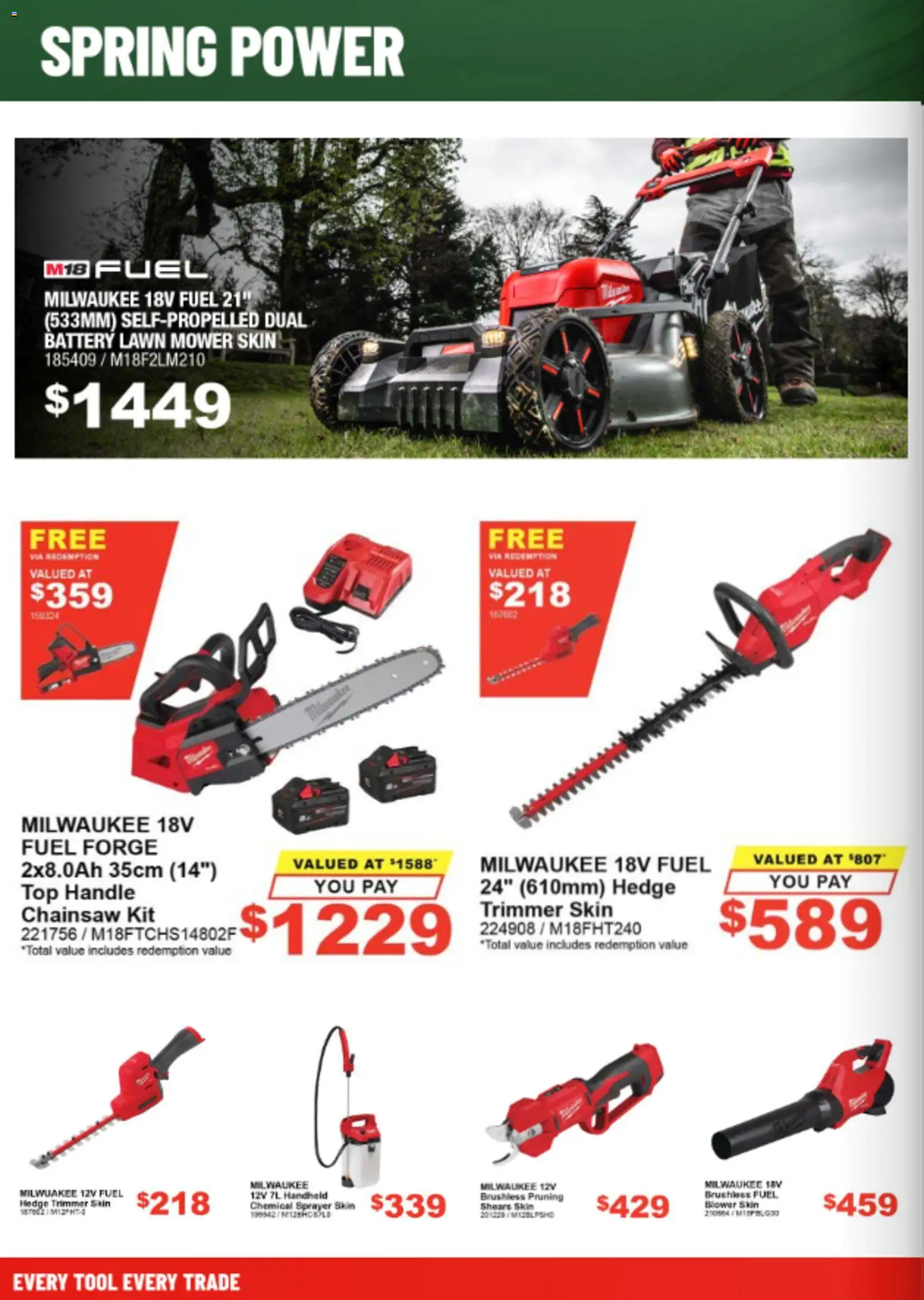 Total Tools catalogue - valid from 01/10/2026 | Page: 2 | Products: Battery, Lawn mower, Pruning, Mower