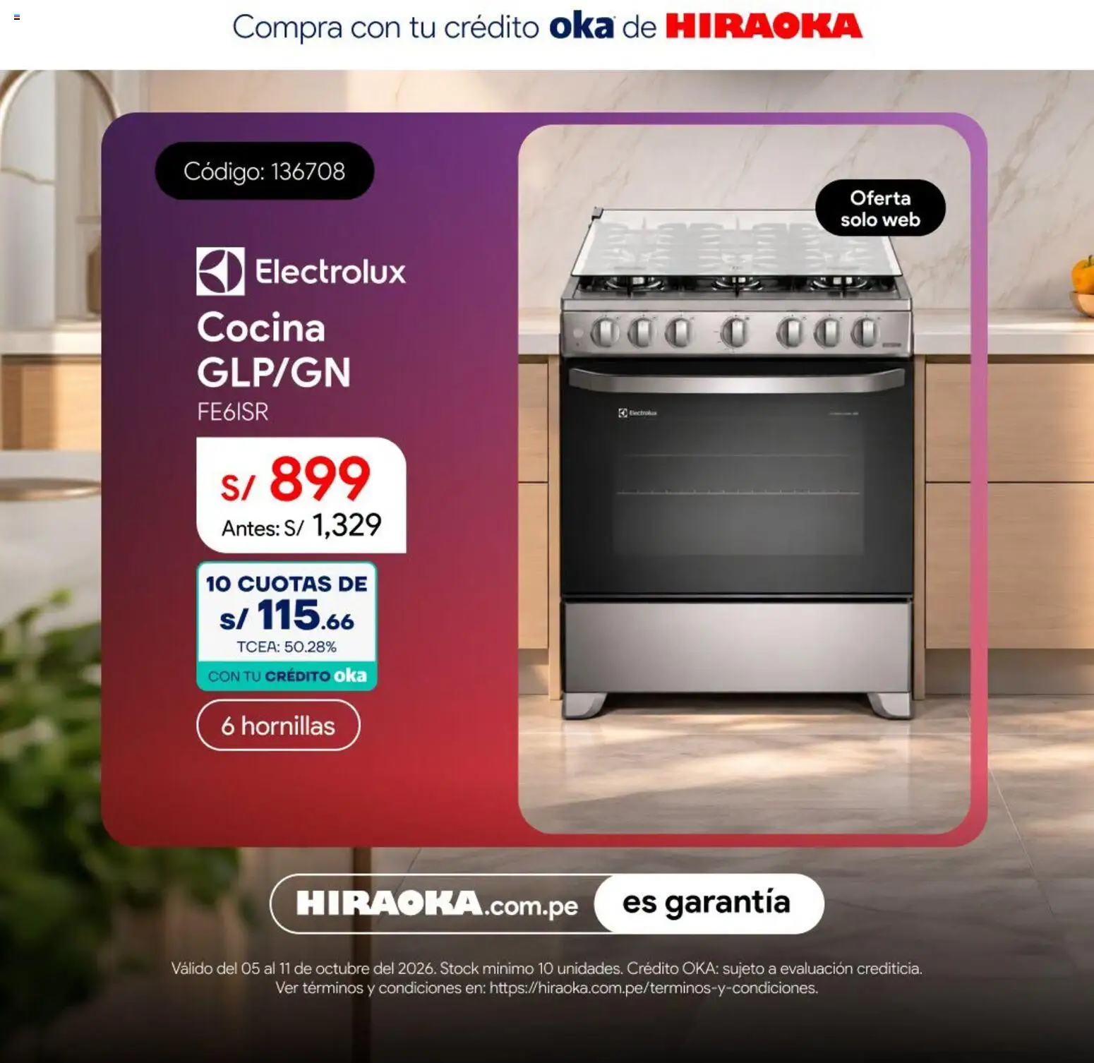 Catálogo Hiraoka válido desde 05/10/2026 | Página: 4