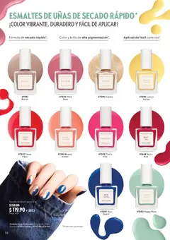 Vista previa de Oriflame campaña 12 2026, nuevo folleto de la tienda, válido en México a partir del 22/08/2026 | Página: 58 | Productos: Brillo, Esmalte de uñas