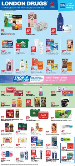 Preview of London Drugs weekly flyer / circulaire from shop London Drugs valid from Sep 11, 2026