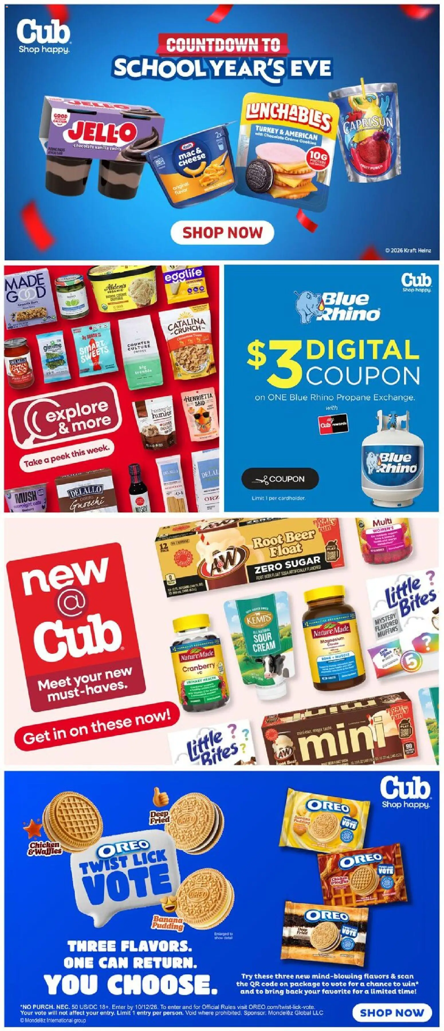 Cub Foods Weekly Ad - valid from 08/23/2026 | Page: 7 | Products: Chicken, Oreo, Cream, Muffins
