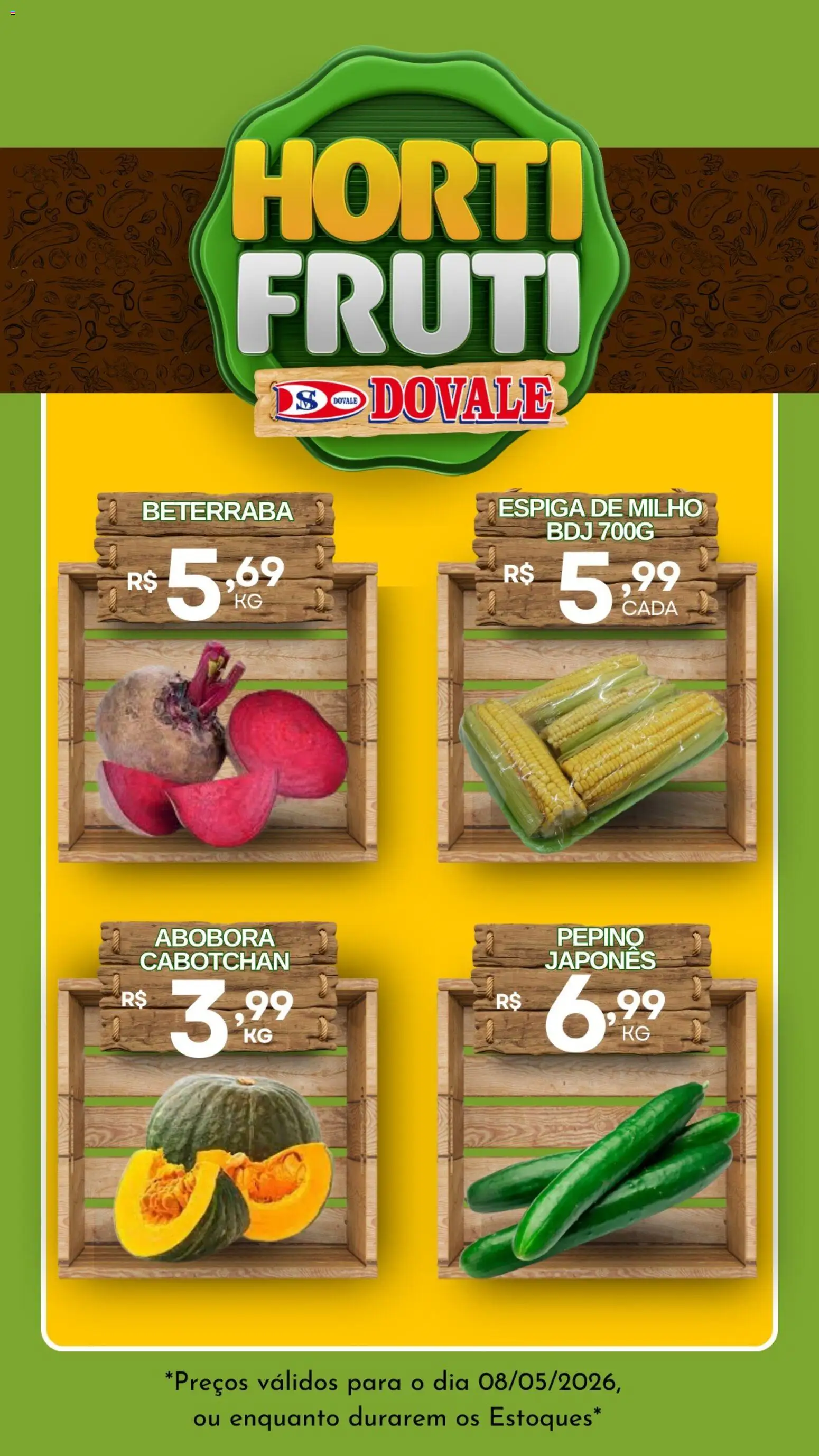 Dovale Folheto - válido de 08.05.2026 | Página: 2 | Produtos: Abóbora, Beterraba