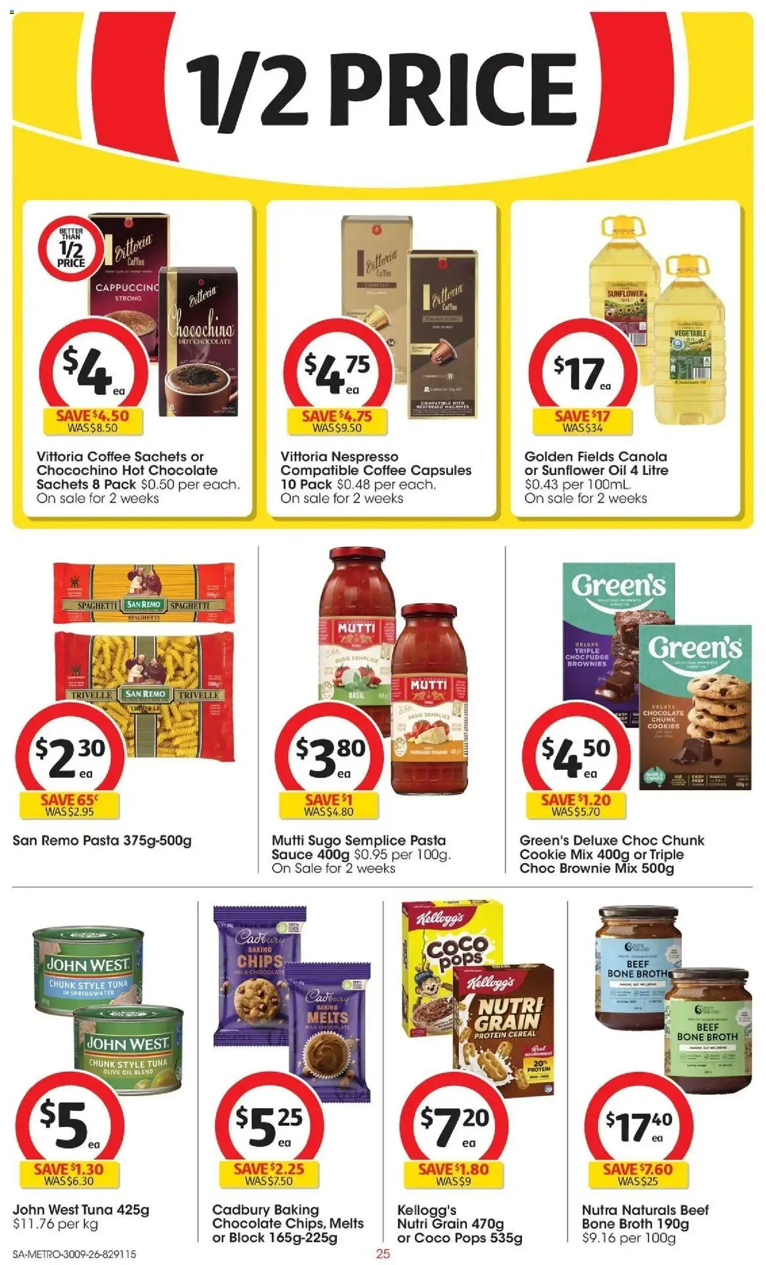 Coles catalogue - valid from 30/09/2026 | Page: 25 | Products: Milk, Oil, Beef, Sauce