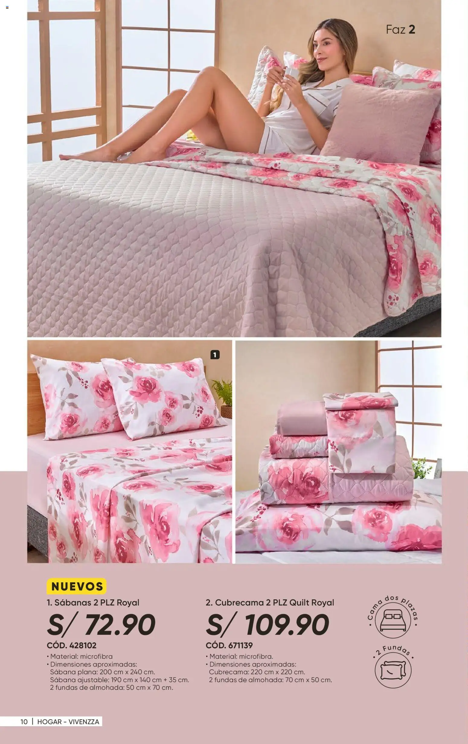 Catálogo Azzorti válido desde 14/08/2026 | Página: 12 | Productos: Cama, Almohada