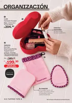 Vista previa de Tupperware catálogo, nuevo folleto de la tienda, válido en México a partir del 13/07/2026 | Página: 48 | Productos: Desmaquillante, Tupper, Té, Maquillaje