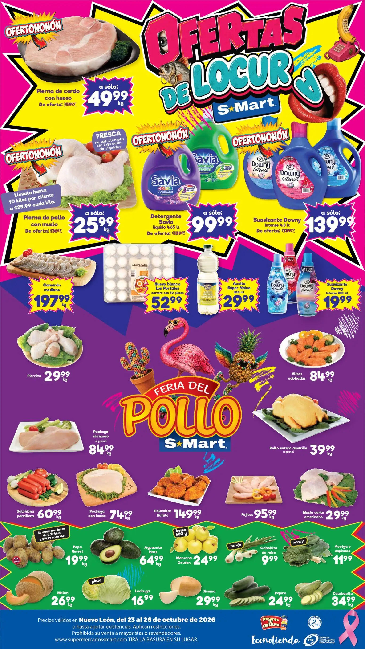 Nuevas ofertas de S-Mart válidas en toda la República Mexicana desde el 23/10/2026. ¡Encuentra las mejores ofertas en S-Mart folleto Monterrey! | Página: 2