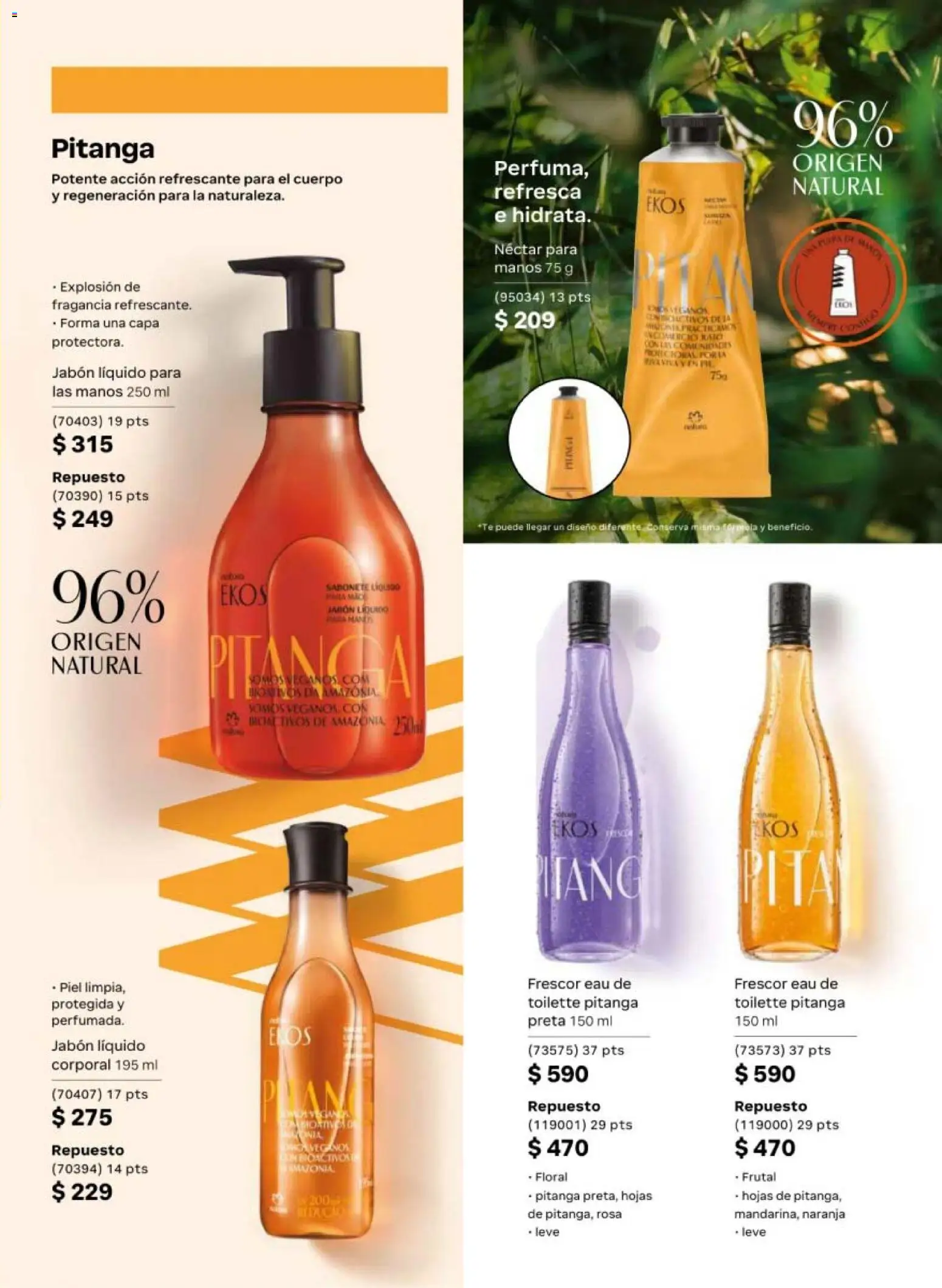 Nuevas ofertas de Natura válidas en toda la República Mexicana desde el 02.04.2026. ¡Encuentra las mejores ofertas en Natura campaña 6 2026! | Página: 117 | Productos: Jabón líquido, Fragancia, Jabón